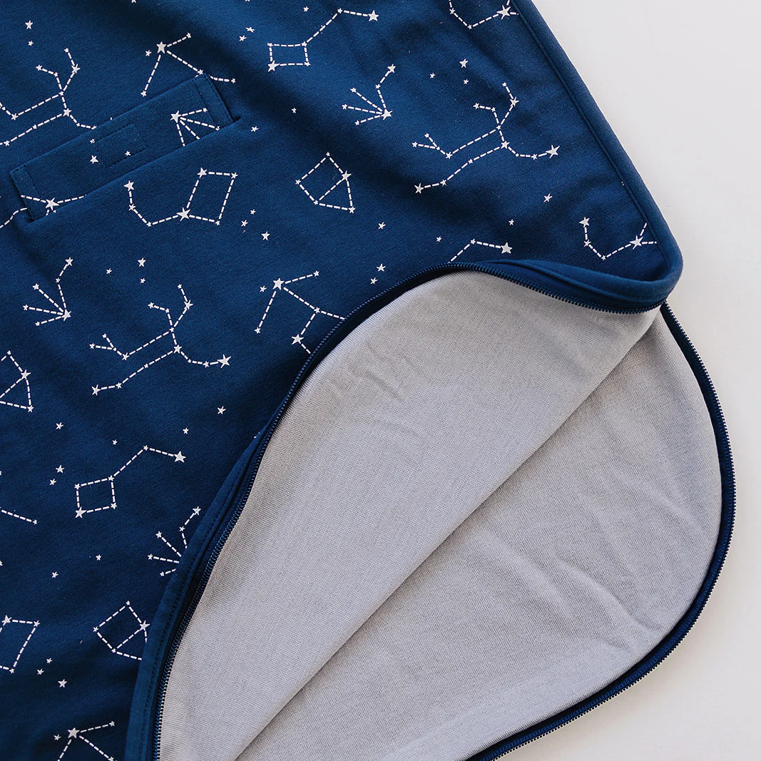 4 Season® Ultimate Baby Sleep Bag, Merino Wool & Organic Cotton, Night Sky™ - Image 5