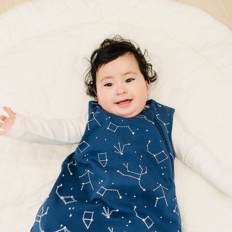 4 Season® Classic Baby Sleeping Bag, Merino Wool & Organic Cotton, Night Sky™ - Image 6