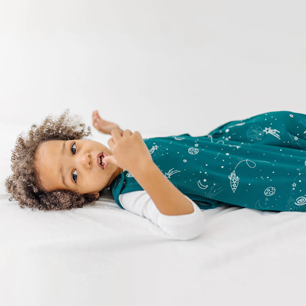 4 Season® Big Kid Sleep Bag, Merino Wool & Organic Cotton, 4 - 6 Years, Space - GLOW IN THE DARK - Image 6