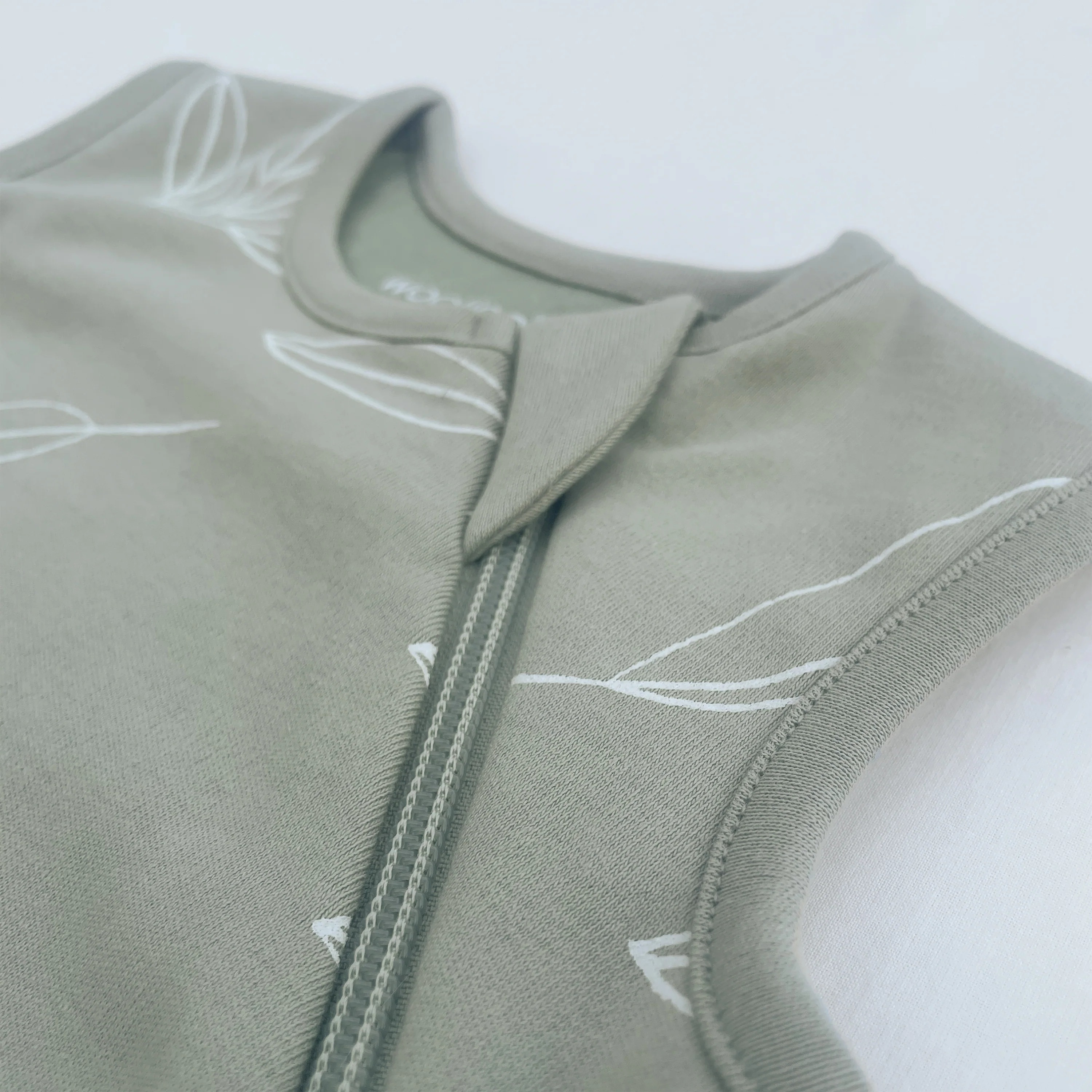 4 Season® Classic Baby Sleeping Bag, Merino Wool & Organic Cotton, Sage - Image 6
