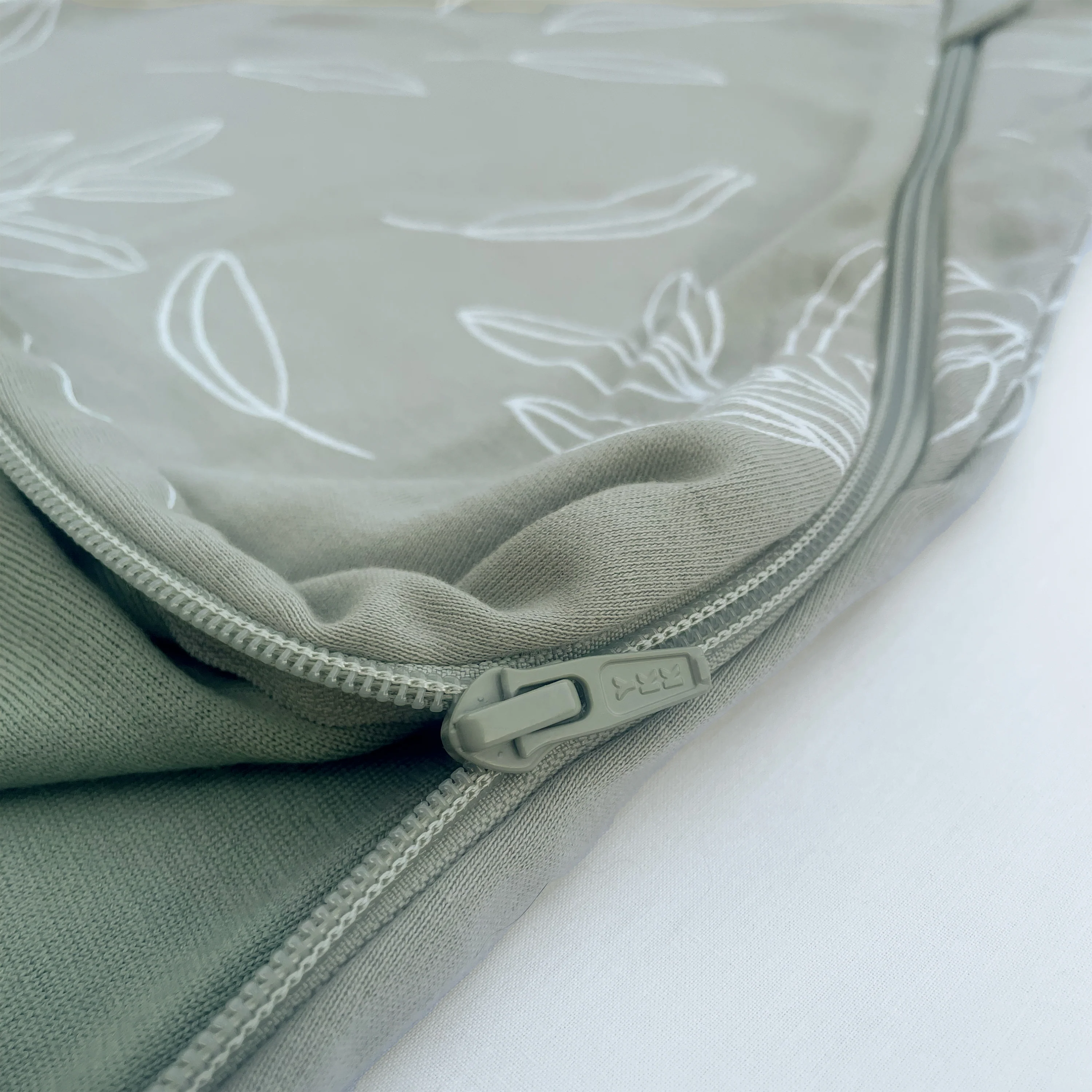 4 Season® Classic Baby Sleeping Bag, Merino Wool & Organic Cotton, Sage - Image 7