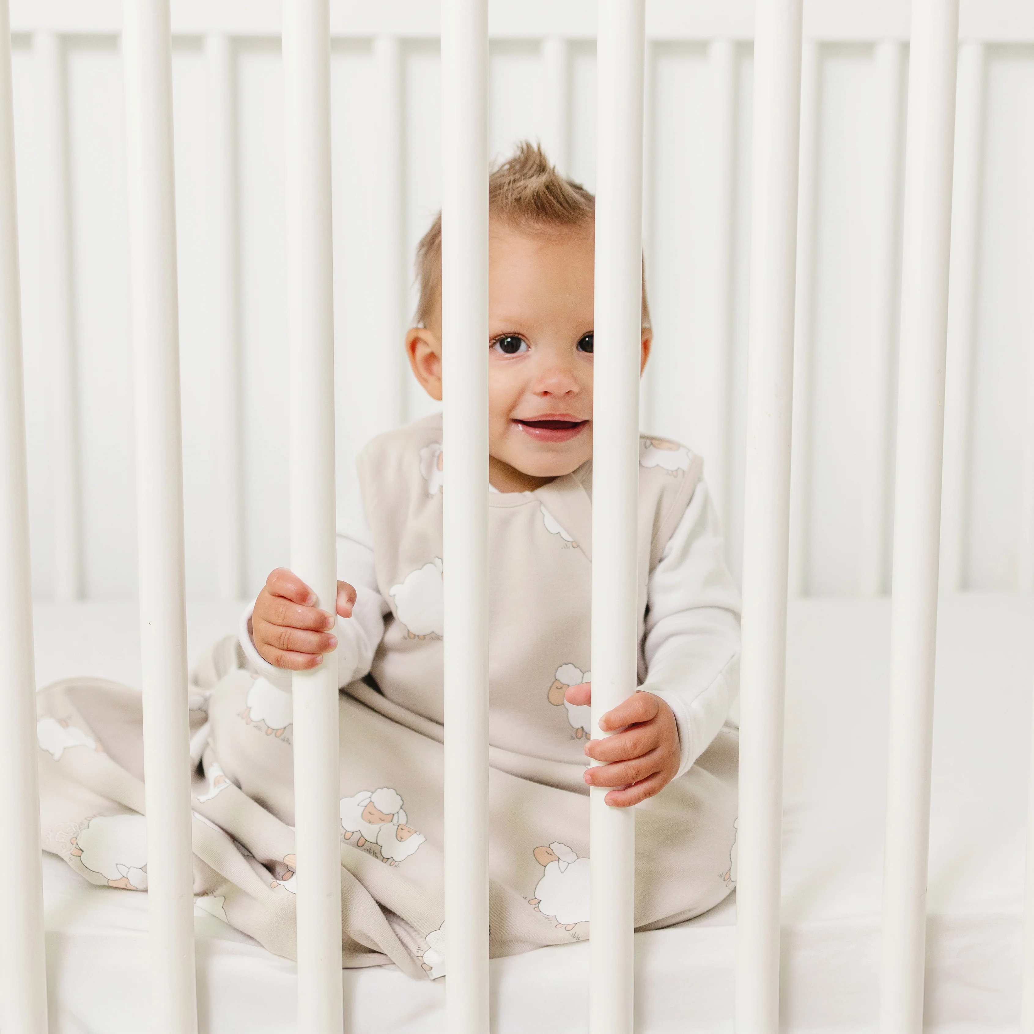 4 Season® Classic Baby Sleeping Bag, Merino Wool & Organic Cotton, Sheep - Image 4