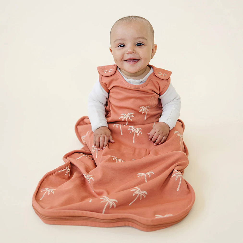 4 Season® Ultimate Baby Sleep Bag, Merino Wool & Organic Cotton, Palms - Image 5