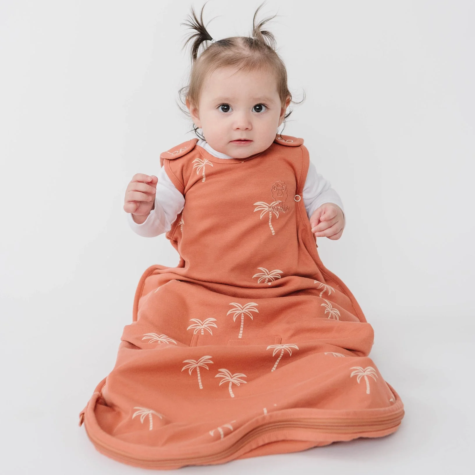 4 Season® Ultimate Baby Sleep Bag, Merino Wool & Organic Cotton, Palms - Image 7