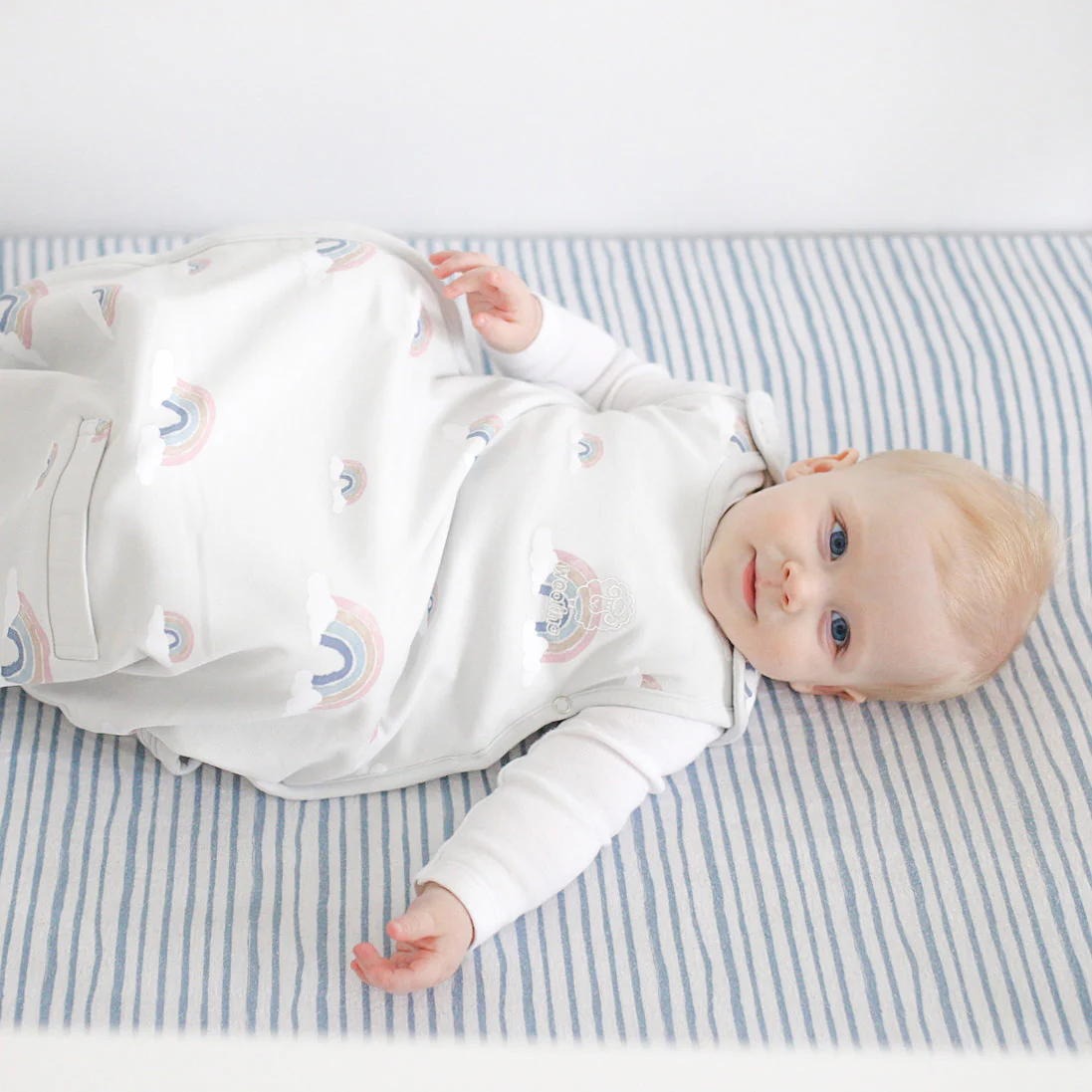4 Season® Ultimate Baby Sleep Bag, Merino Wool & Organic Cotton, Rainbow - Image 4