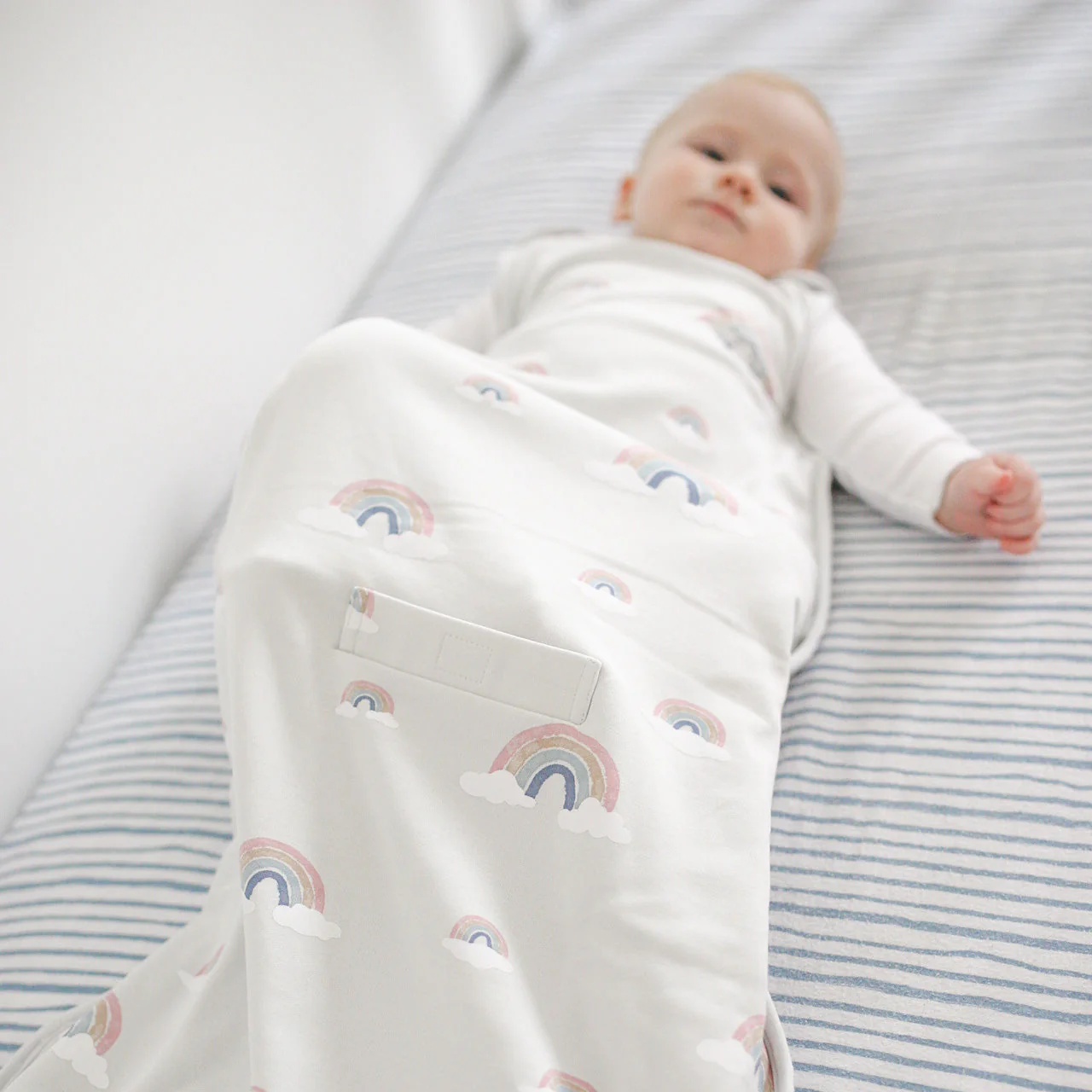 4 Season® Ultimate Baby Sleep Bag, Merino Wool & Organic Cotton, Rainbow - Image 5