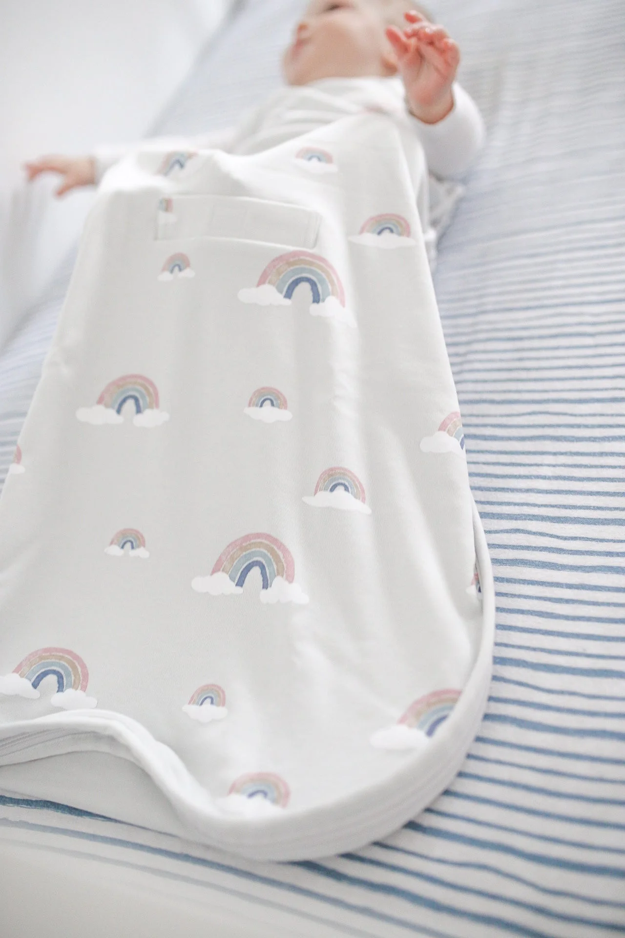 4 Season® Ultimate Baby Sleep Bag, Merino Wool & Organic Cotton, Rainbow - Image 7
