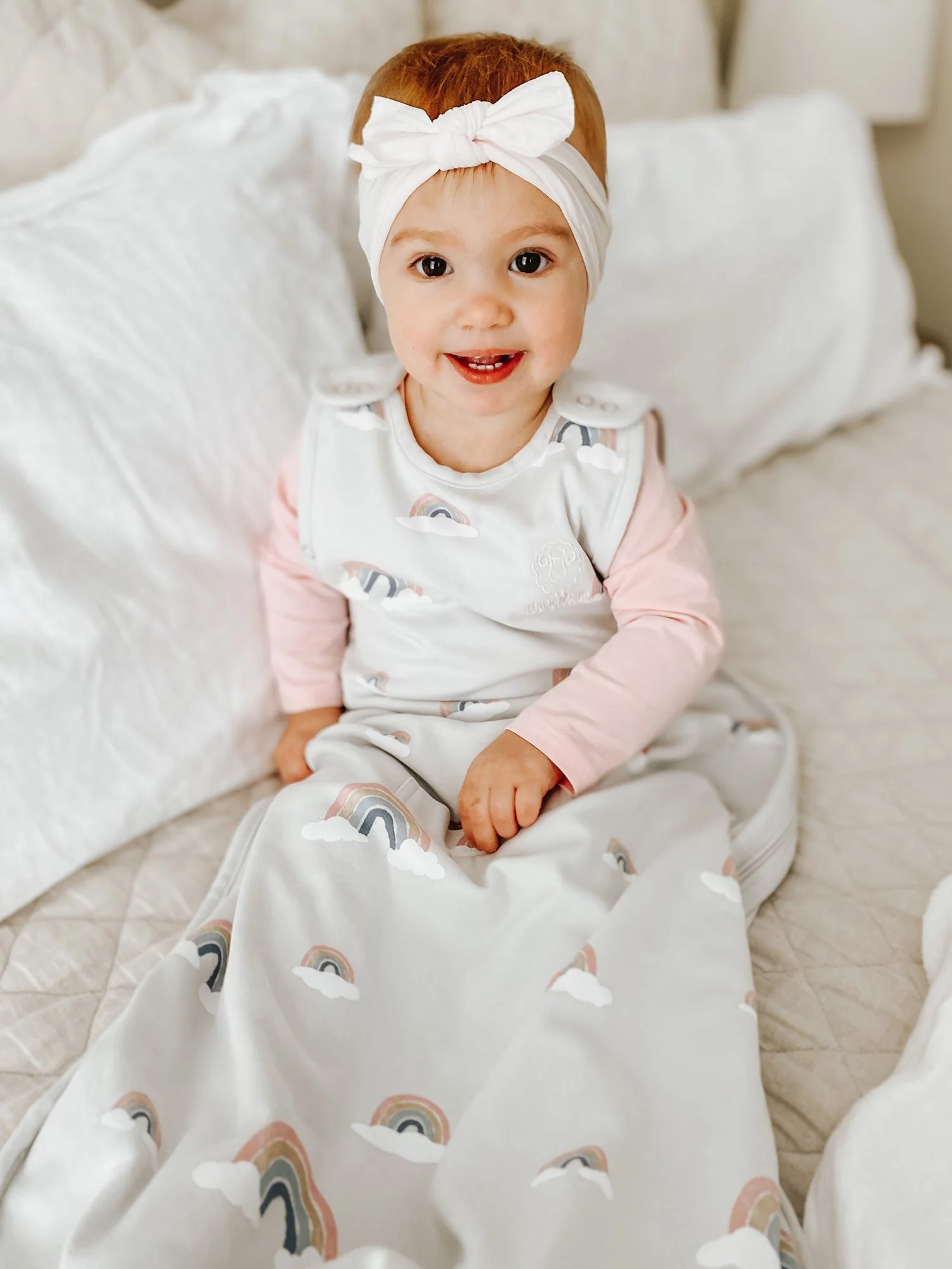 4 Season® Ultimate Baby Sleep Bag, Merino Wool & Organic Cotton, Rainbow - Image 8