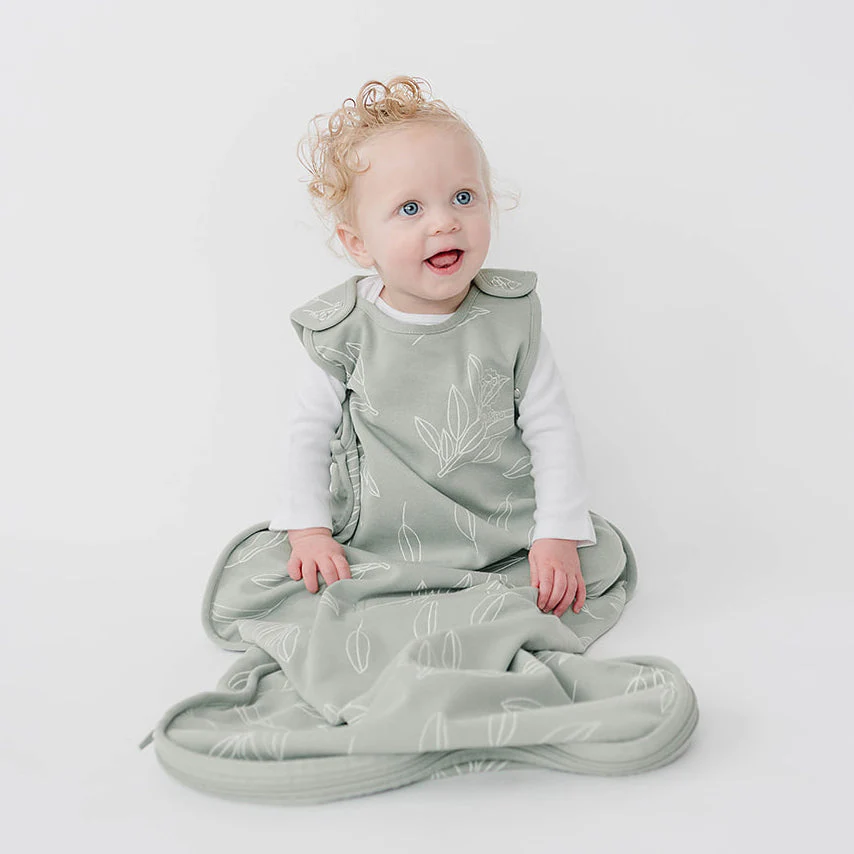 4 Season® Ultimate Baby Sleep Bag, Merino Wool & Organic Cotton, Sage - Image 6