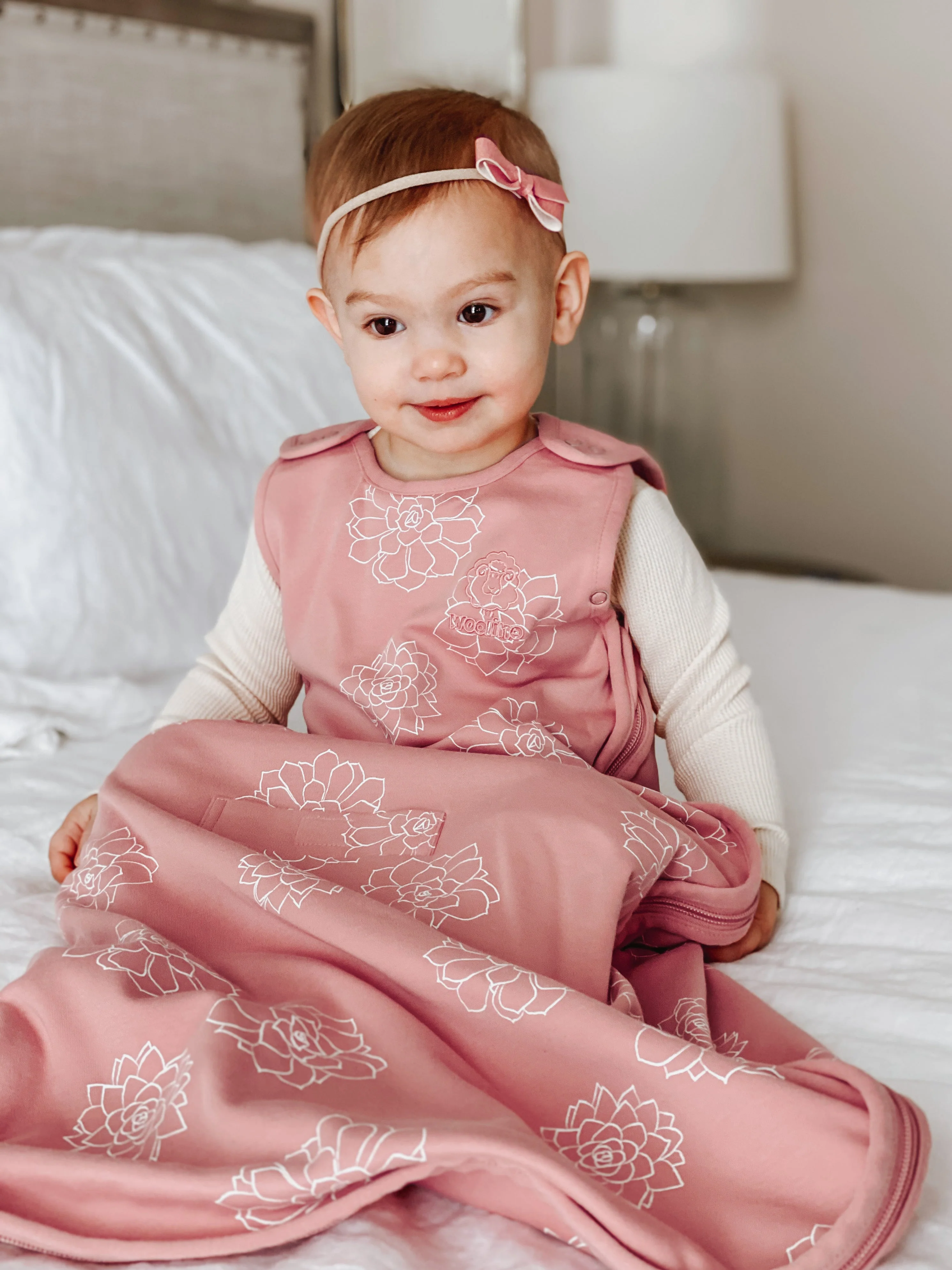 4 Season® Ultimate Baby Sleep Bag, Merino Wool & Organic Cotton, Succulent - Image 4