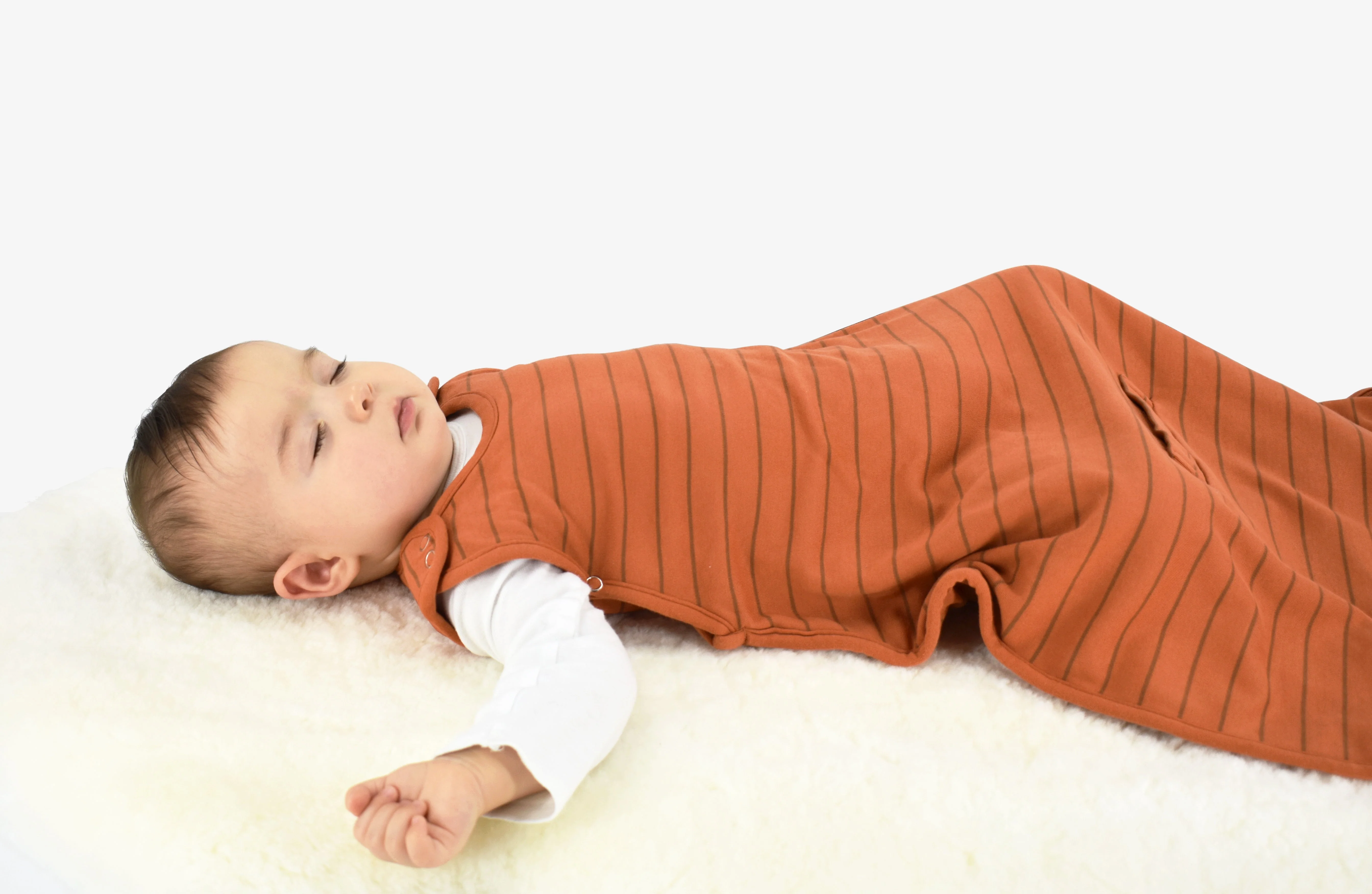 4 Season® Ultimate Baby Sleep Bag, Merino Wool & Organic Cotton, Terracotta - Image 6