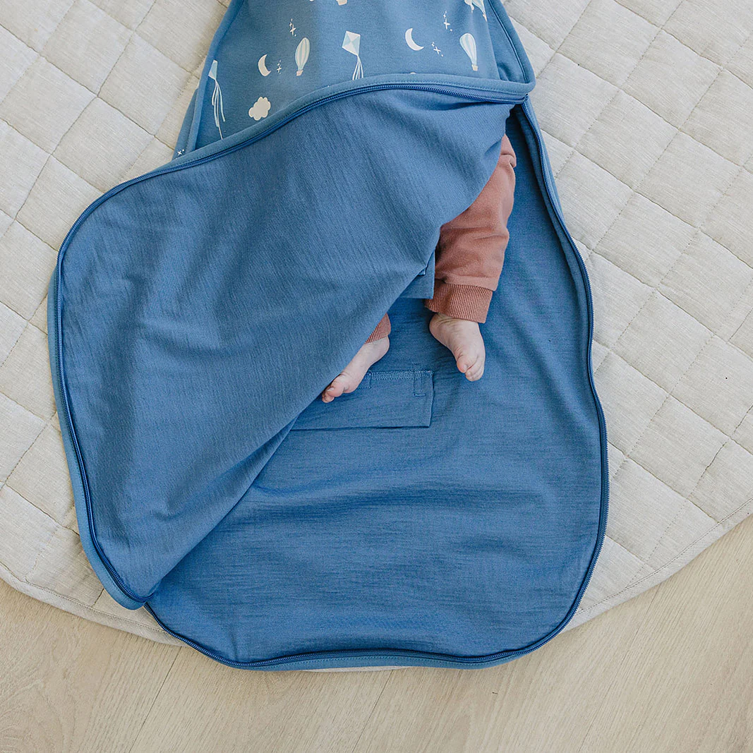 4 Season® Ultimate Baby Sleep Bag, Merino Wool & Organic Cotton, Hot Air Balloon - Image 6