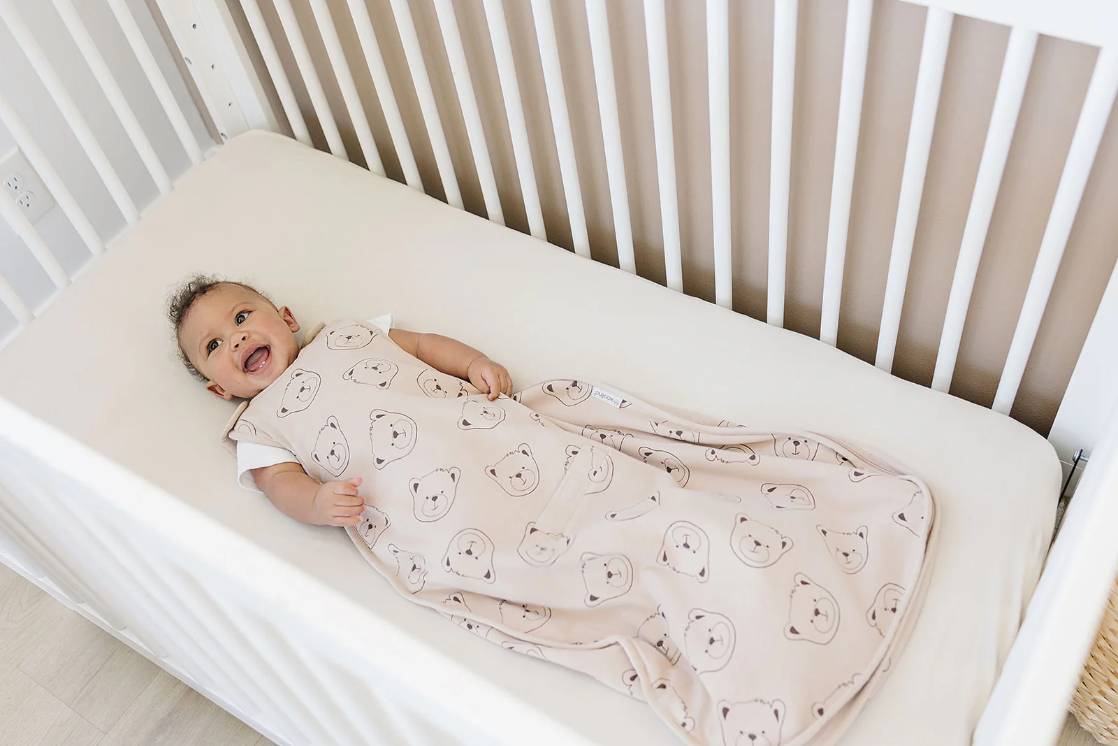 4 Season® Ultimate Baby Sleep Bag, Merino Wool & Organic Cotton, Teddy Bear - Image 10