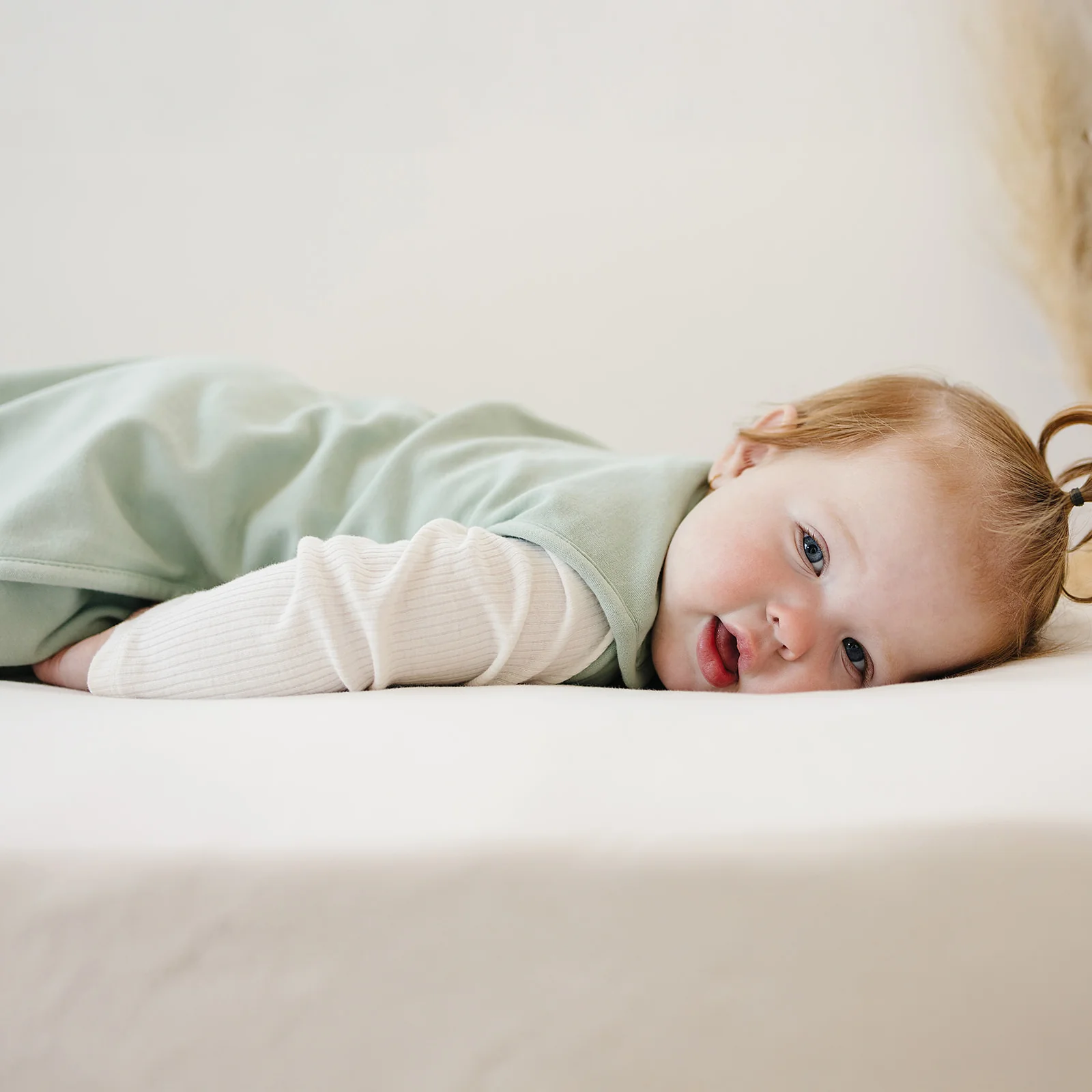 4 Season® Ultimate Baby Sleep Bag, Merino Wool & Organic Cotton, Aloe - Image 4