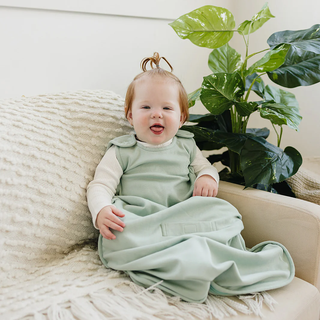 4 Season® Ultimate Baby Sleep Bag, Merino Wool & Organic Cotton, Aloe - Image 5