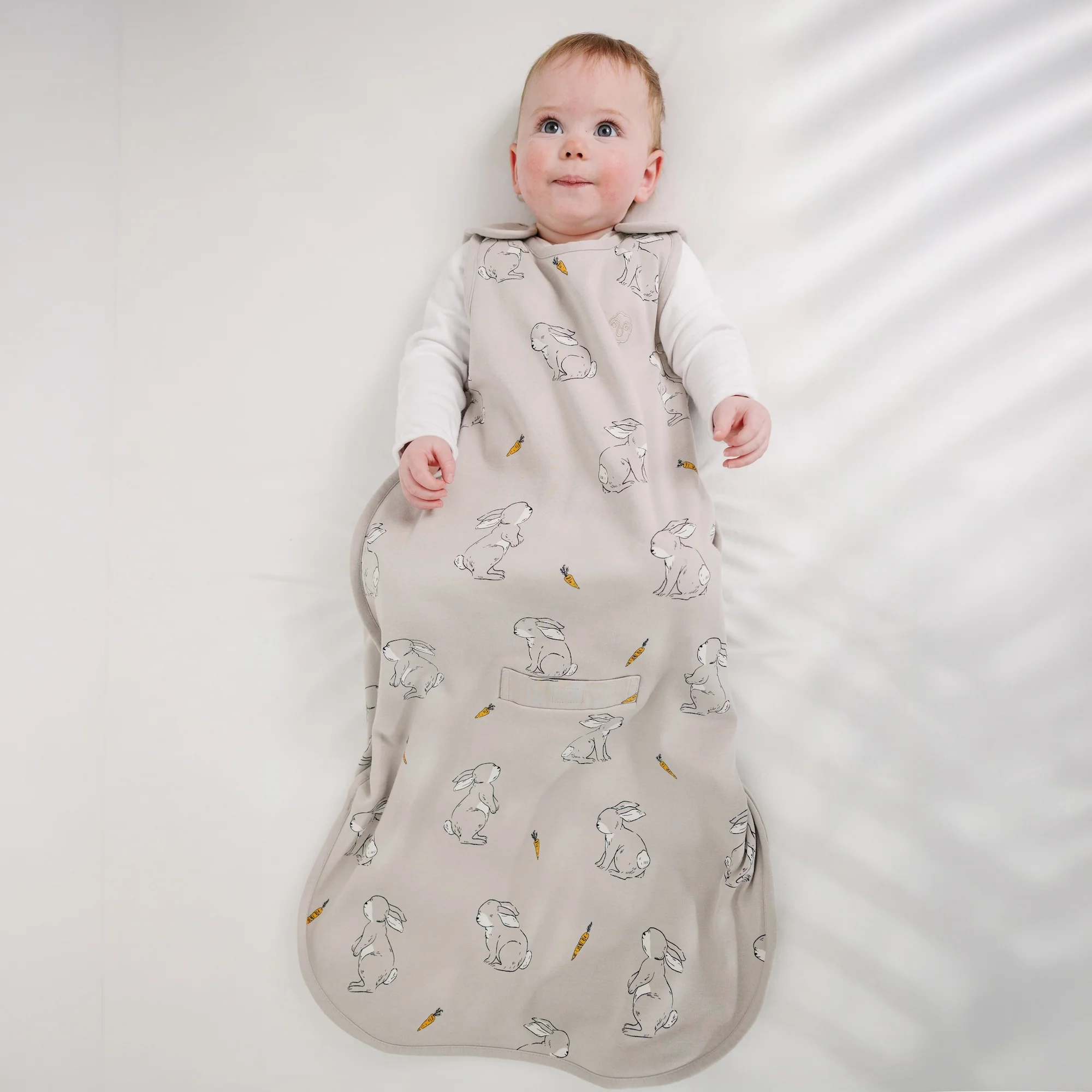 4 Season® Ultimate Baby Sleep Bag, Merino Wool & Organic Cotton, Bunny - Image 2