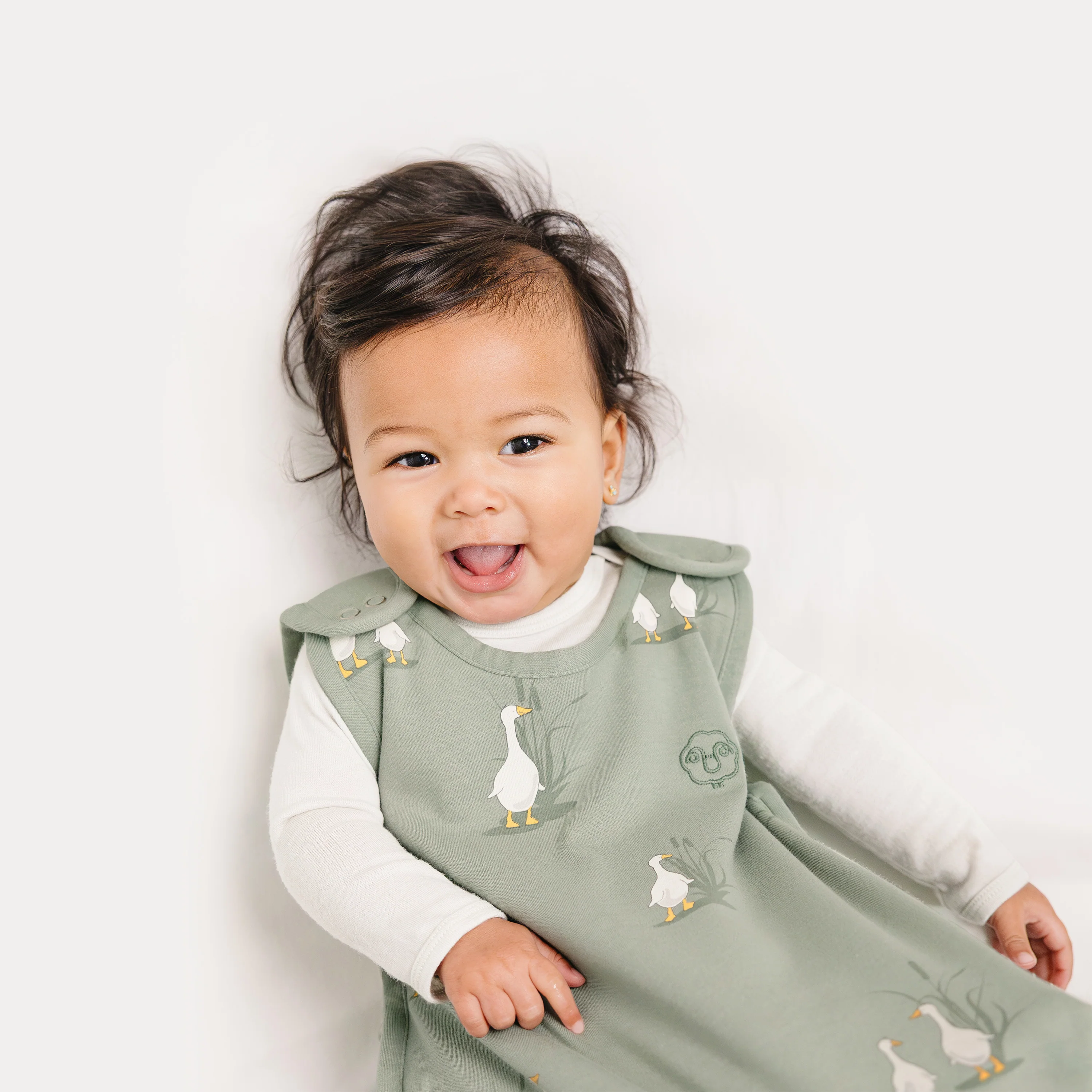 4 Season® Ultimate Baby Sleep Bag, Merino Wool & Organic Cotton, Goose - Image 4