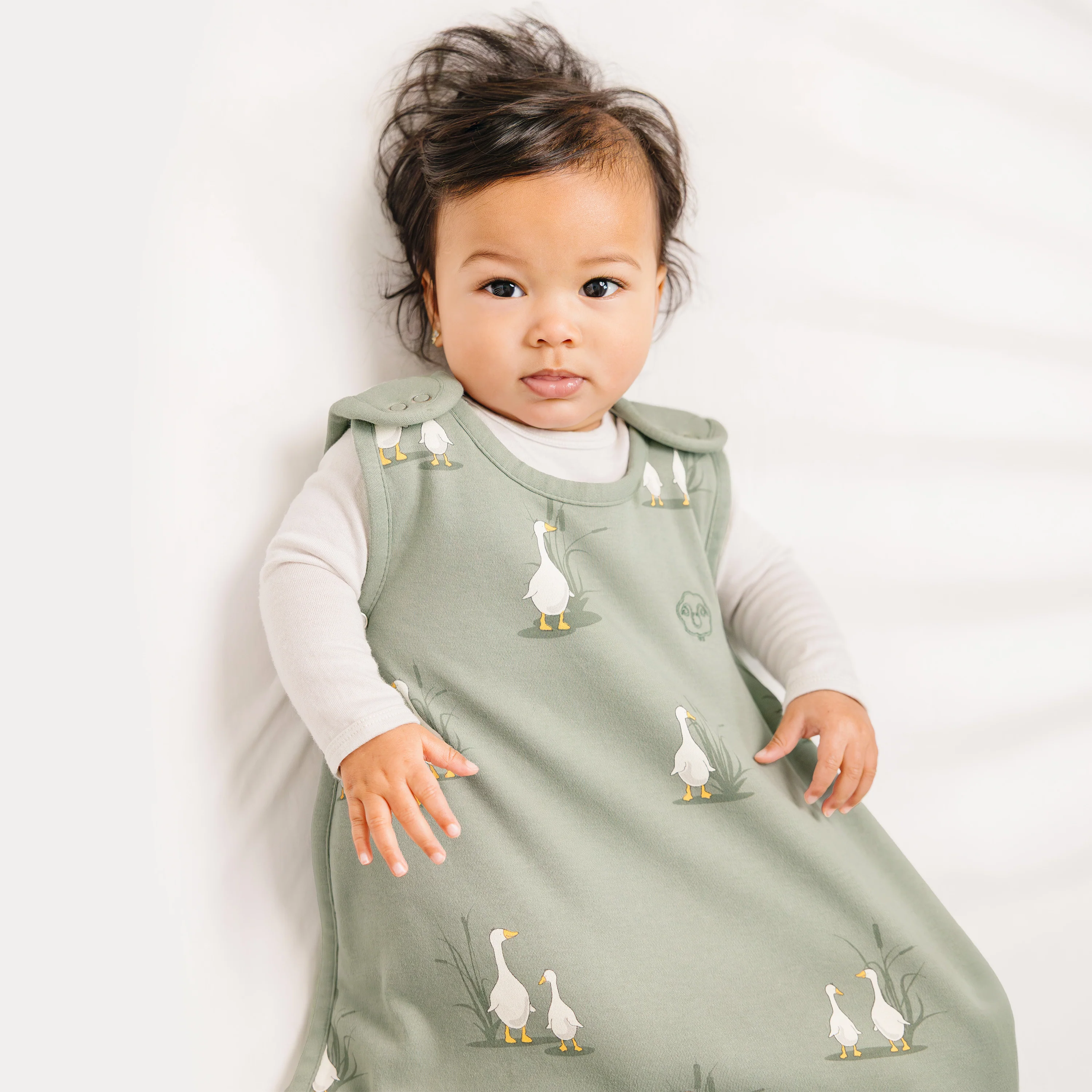 4 Season® Ultimate Baby Sleep Bag, Merino Wool & Organic Cotton, Goose - Image 5