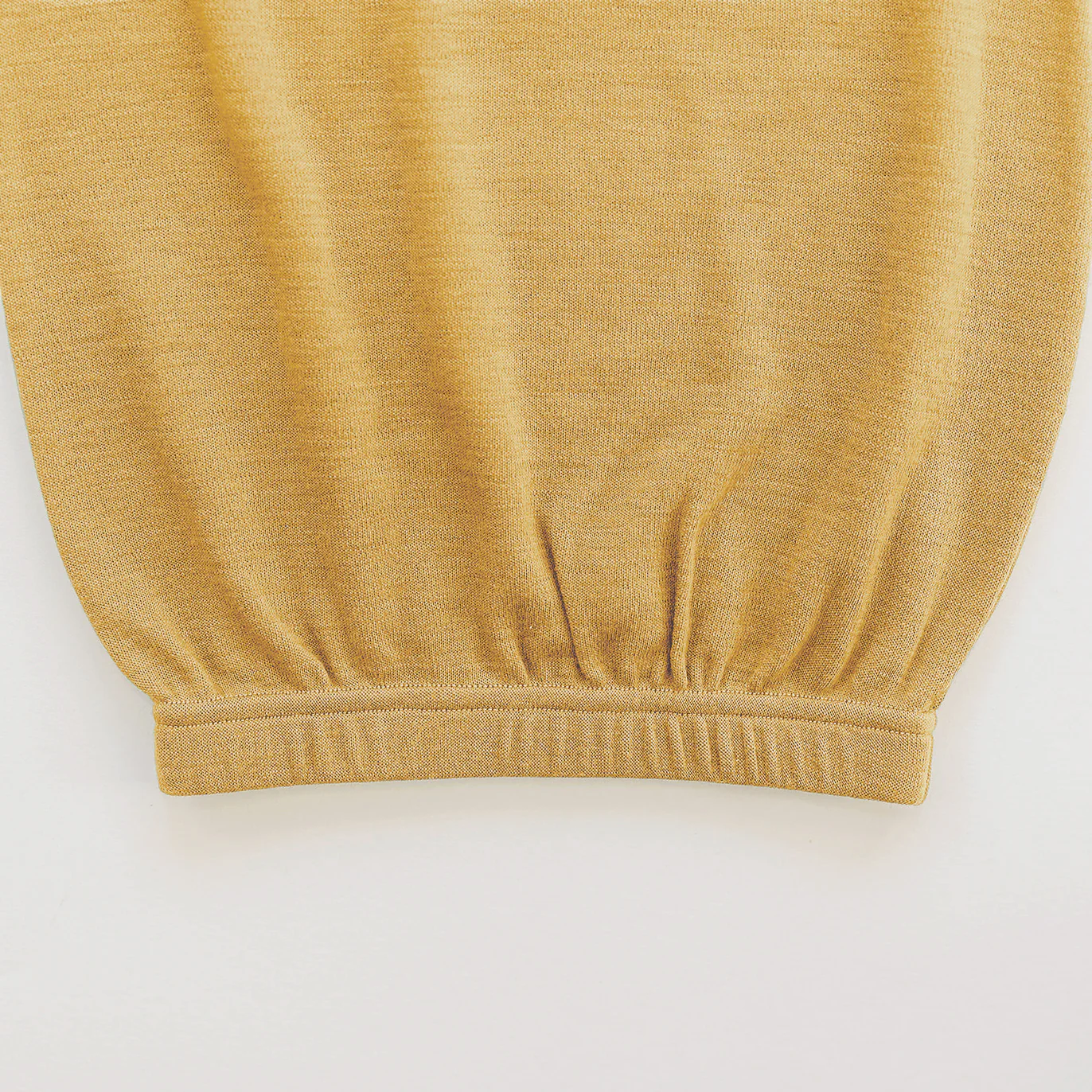 Baby Gown, Merino Wool, 0-6 Months, Honey - Image 3