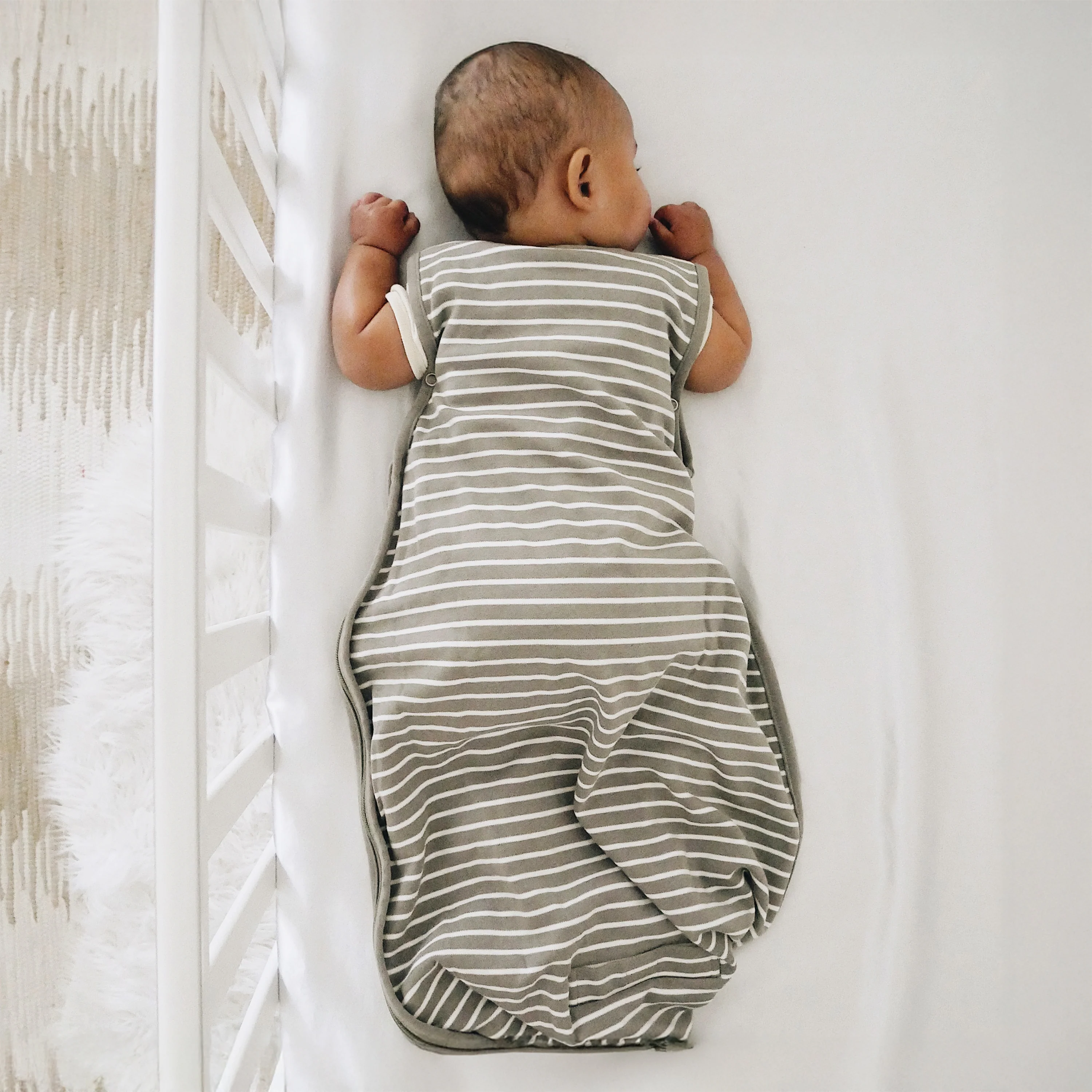 4 Season® Ultimate Baby Sleep Bag, Merino Wool & Organic Cotton, Earth - Image 4