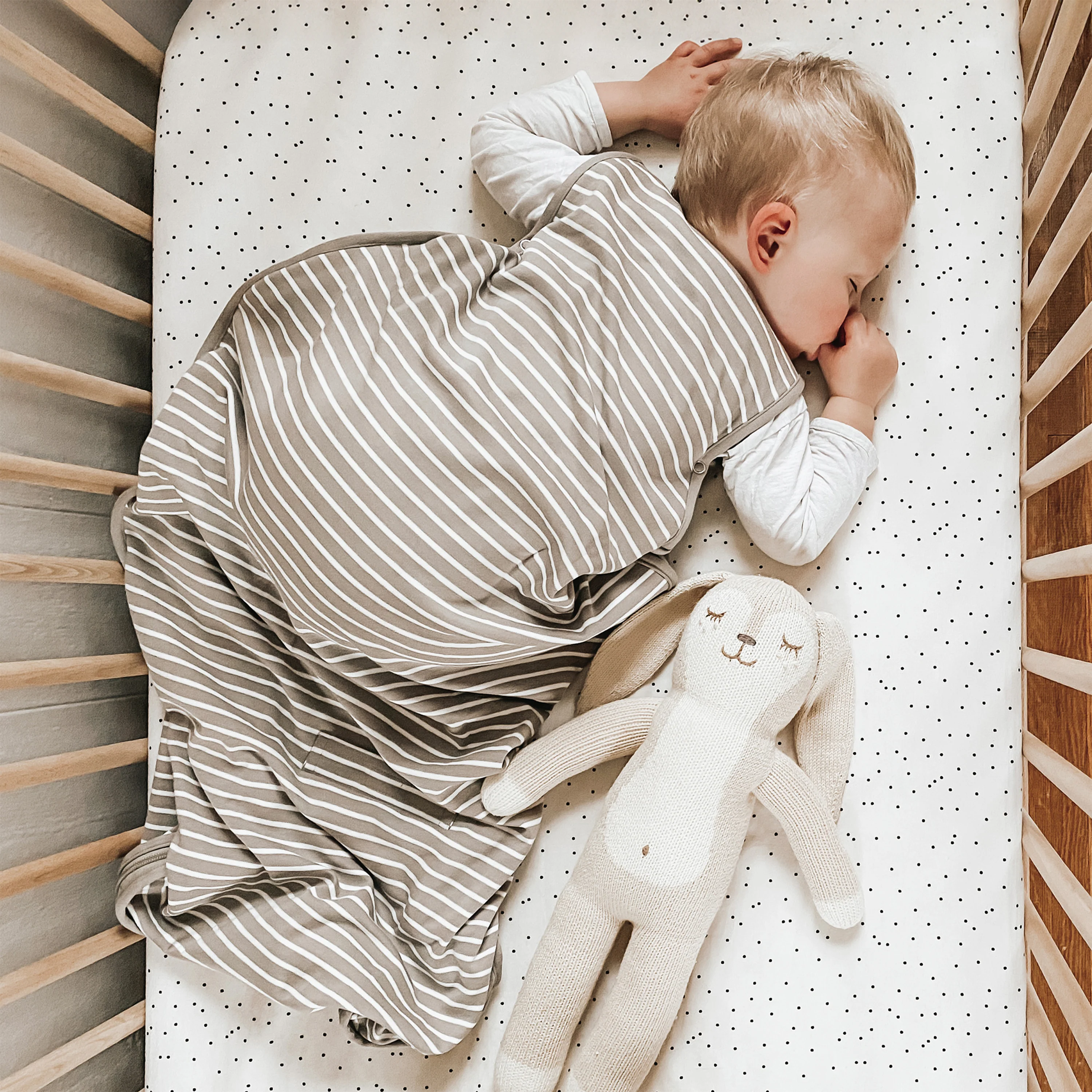 4 Season® Ultimate Baby Sleep Bag, Merino Wool & Organic Cotton, Earth - Image 5