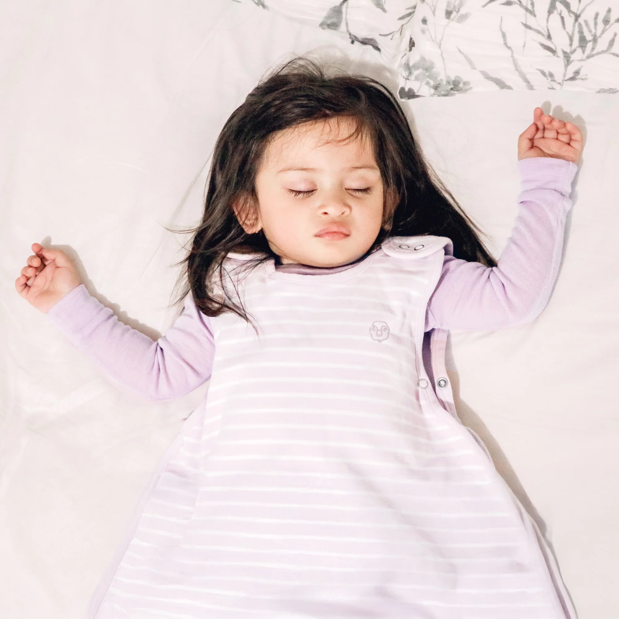 4 Season® Ultimate Baby Sleep Bag, Merino Wool & Organic Cotton, Lilac - Image 3