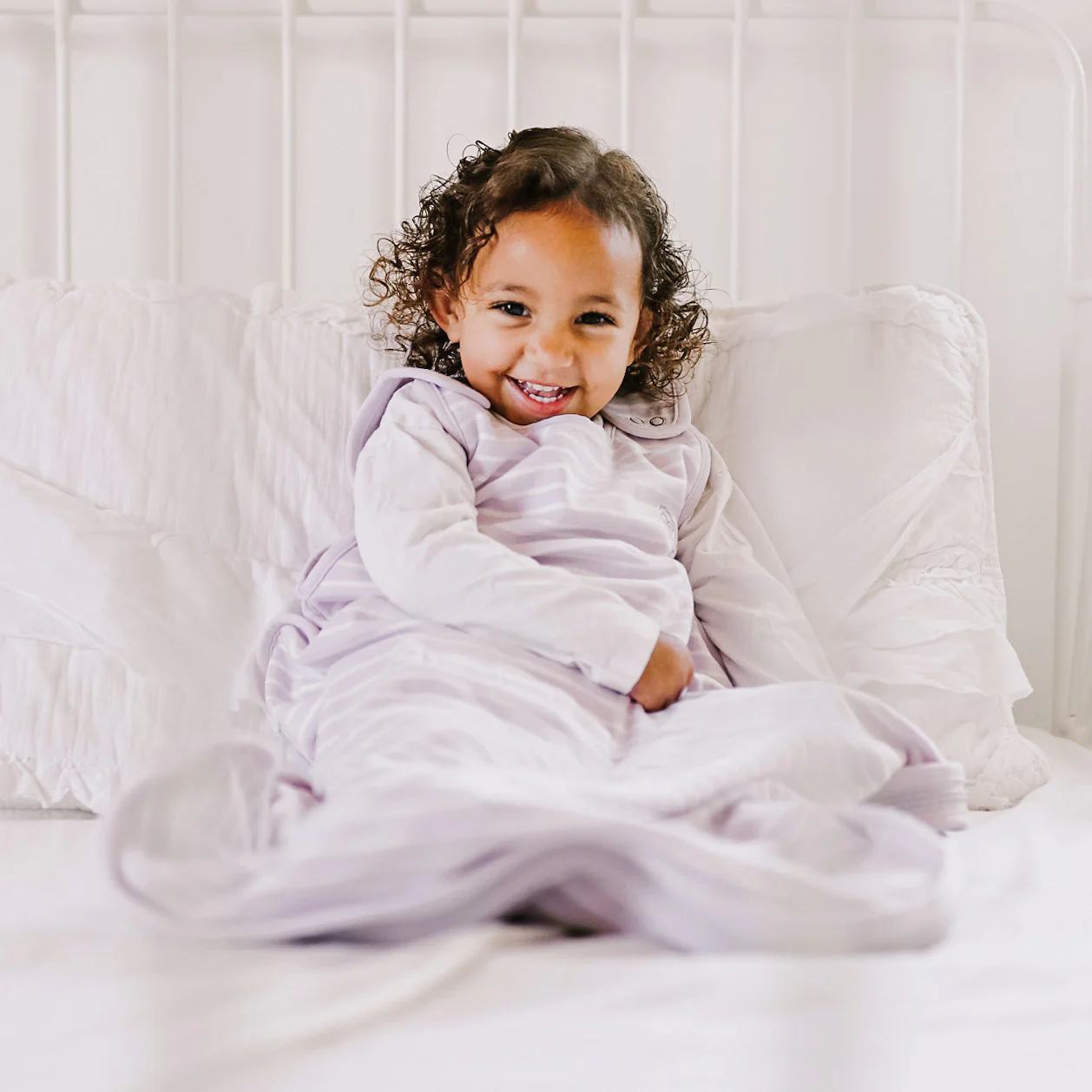 4 Season® Ultimate Baby Sleep Bag, Merino Wool & Organic Cotton, Lilac - Image 5