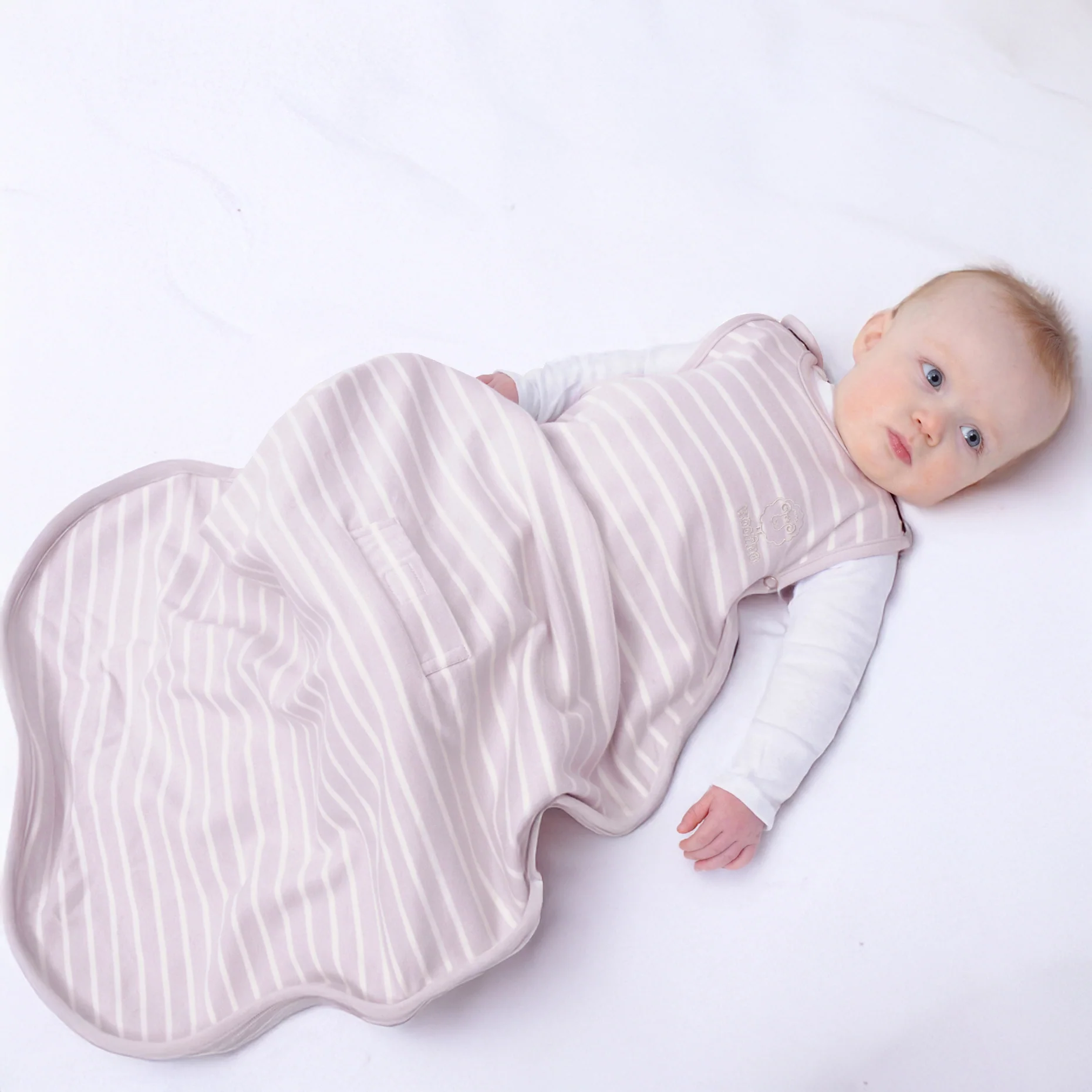 4 Season® Ultimate Baby Sleep Bag, Merino Wool & Organic Cotton, Lilac - Image 8