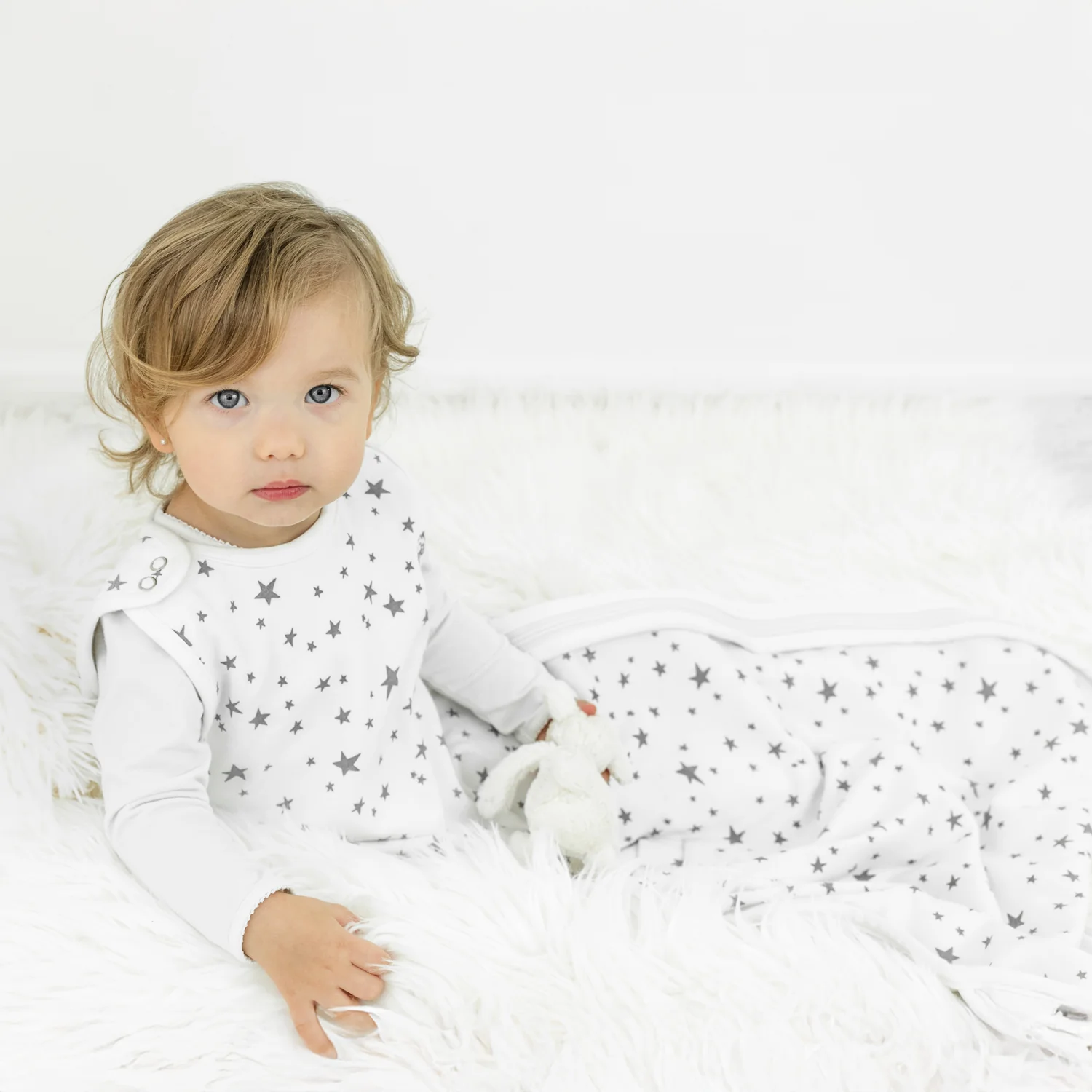 4 Season® Ultimate Baby Sleep Bag, Merino Wool & Organic Cotton, Star White - Image 10