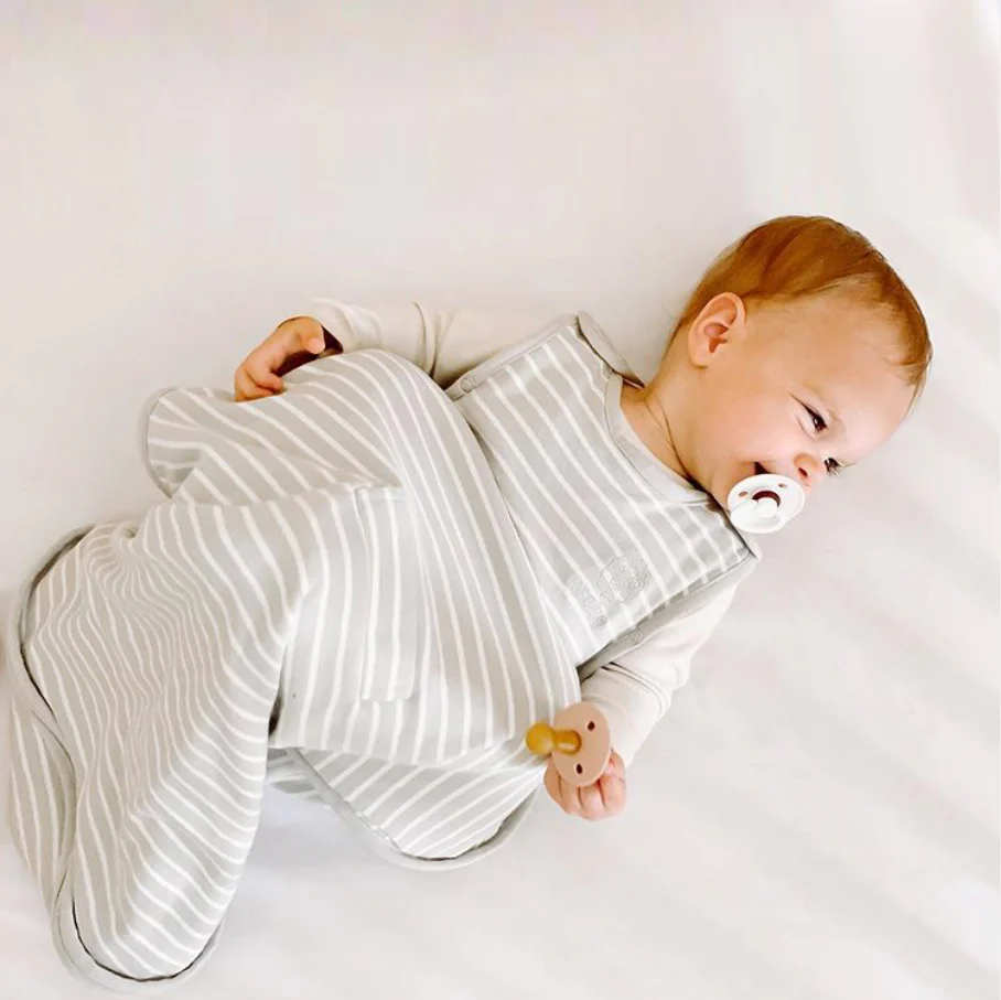 4 Season® Ultimate Baby Sleep Bag, Merino Wool & Organic Cotton, Birch Gray - Image 7