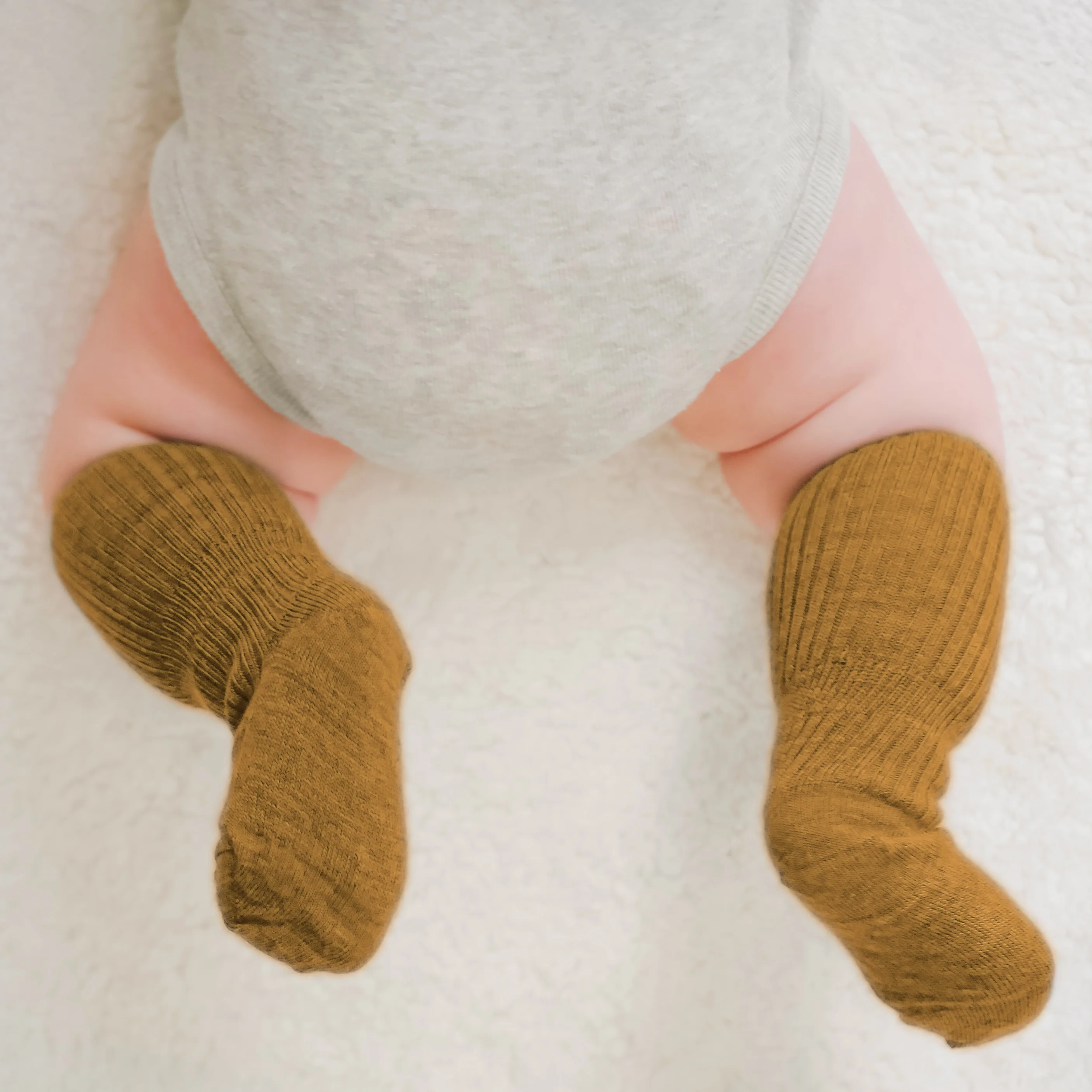 Wool Socks, Baby and Toddler, Terracotta - Image 5