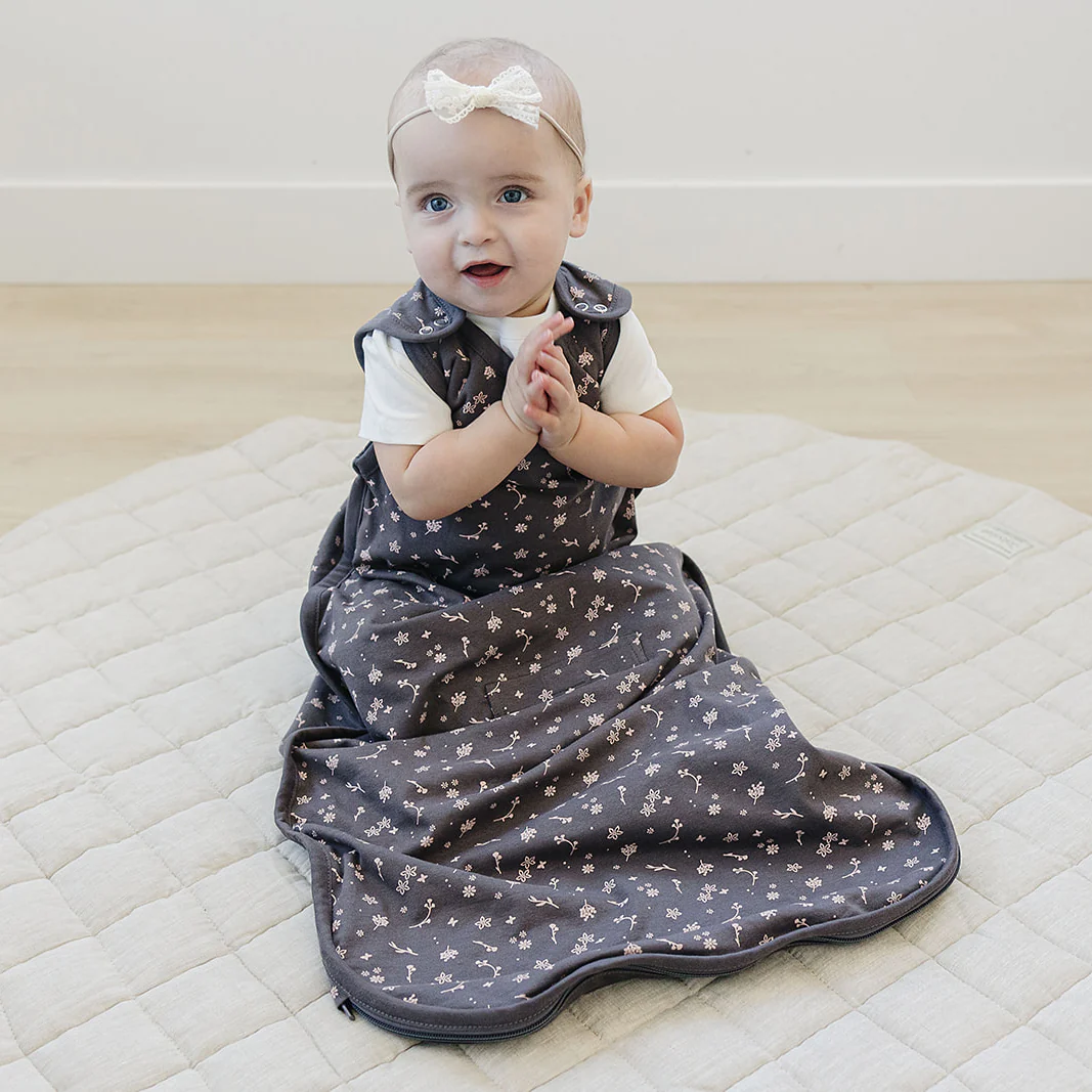 Ecolino® Adjustable Baby Sleep Bag, Organic Cotton, Universal Size: 2 Months - 2 Years, Small Flower - Image 10