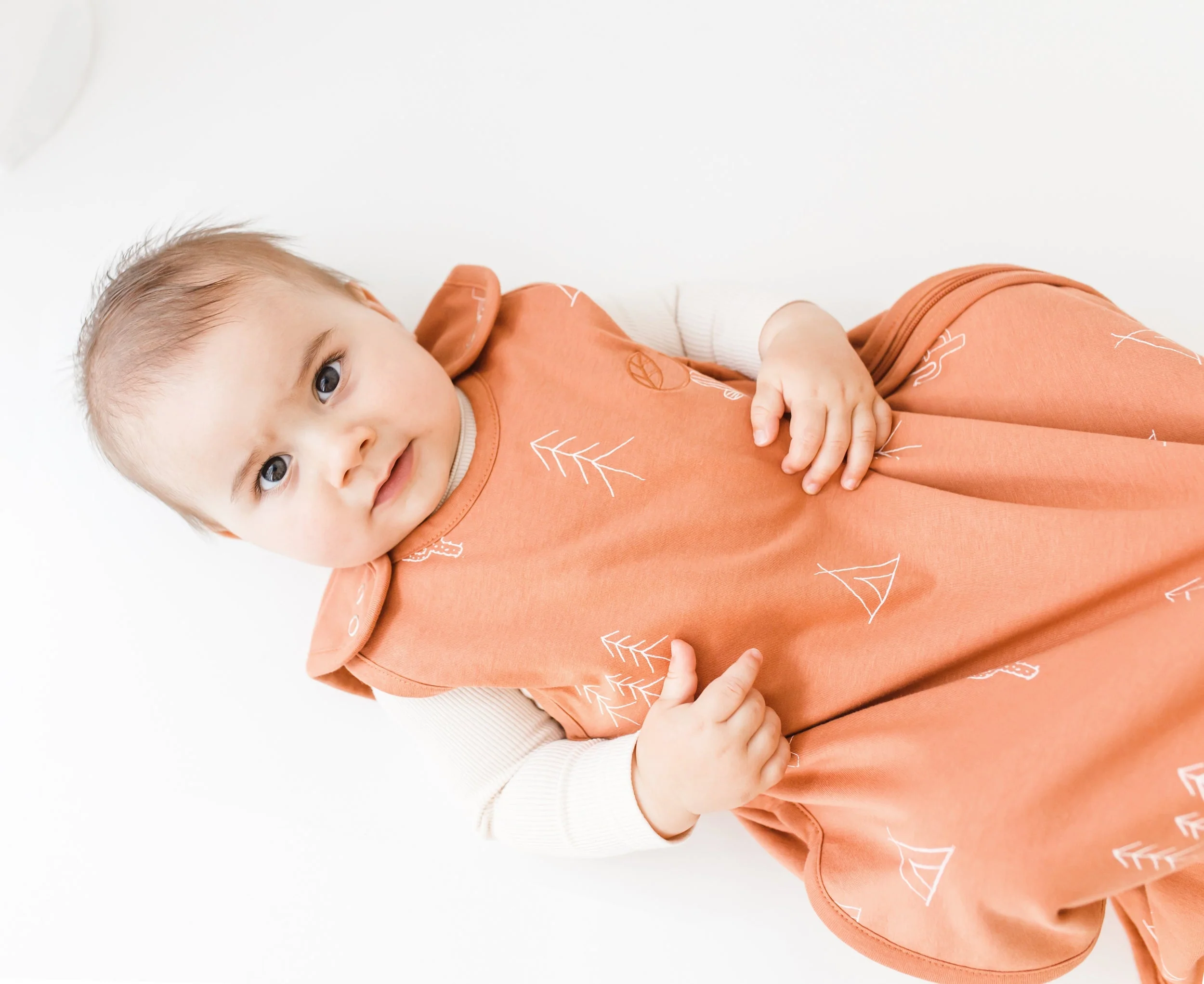 Ecolino® Adjustable Toddler Sleep Bag, Organic Cotton, Universal Size: 2 - 4 Years, Desert - Image 4