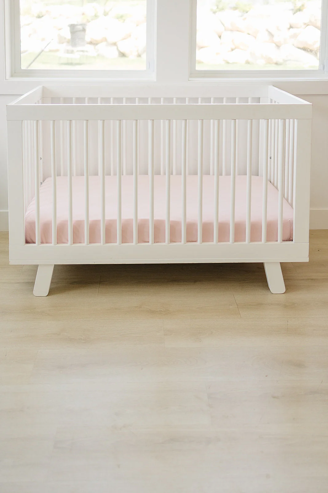 Ecolino® Crib Sheet, 100% Organic Cotton, Petal - Image 4