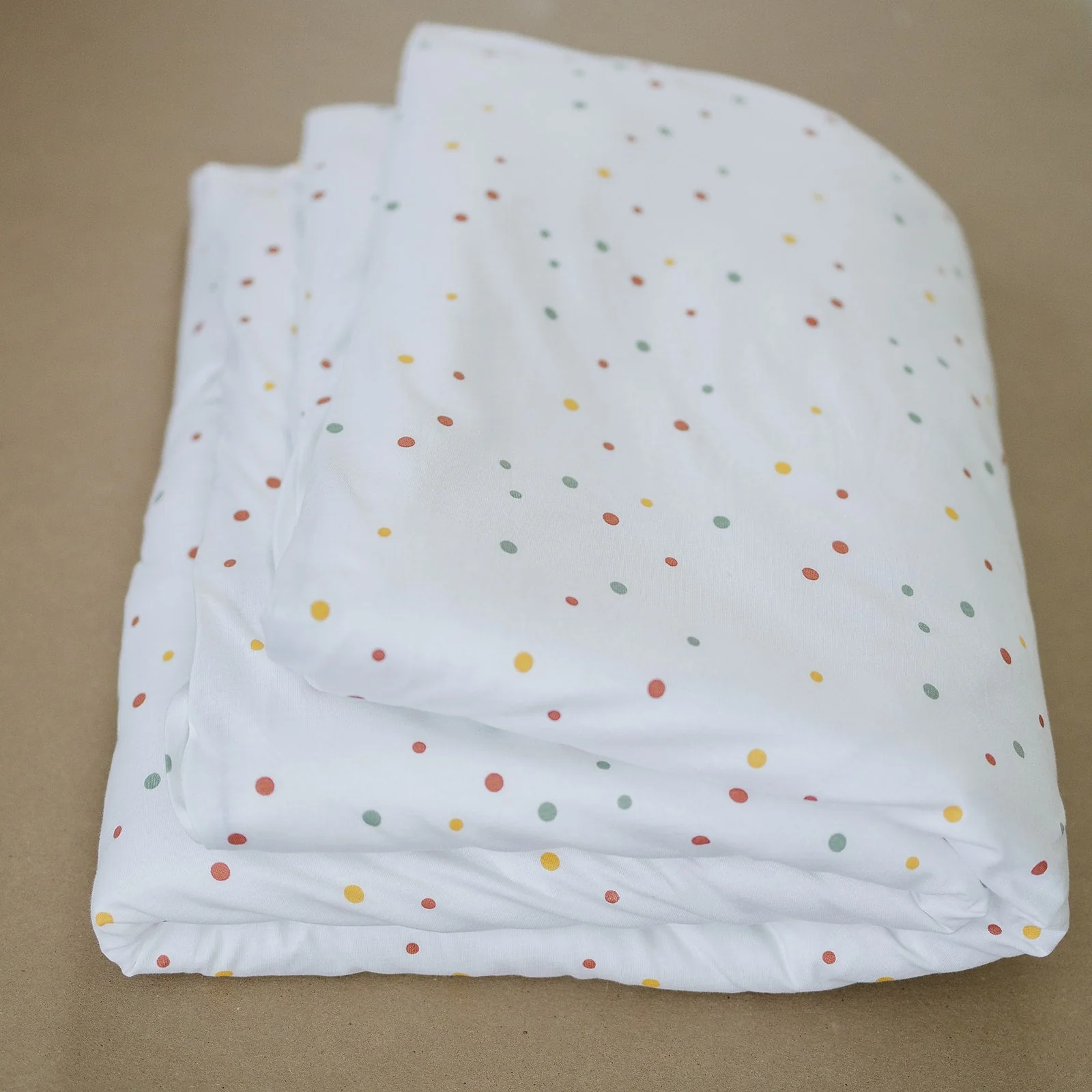 Ecolino® Duvet Cover, 100% Organic Cotton, Crib or Toddler, Dots - Image 3