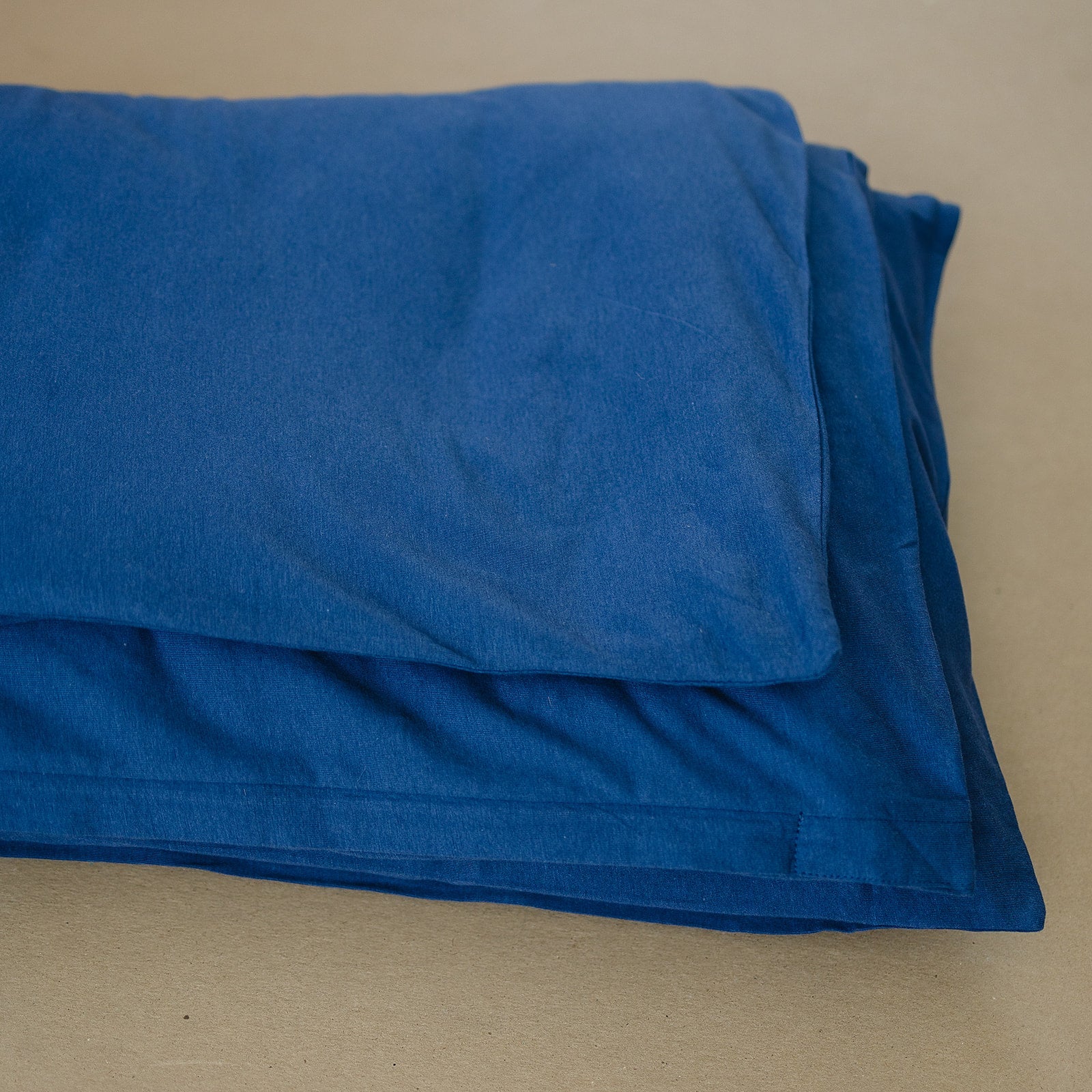 Ecolino® Duvet Cover, 100% Organic Cotton, Crib or Toddler, Navy Blue - Image 3