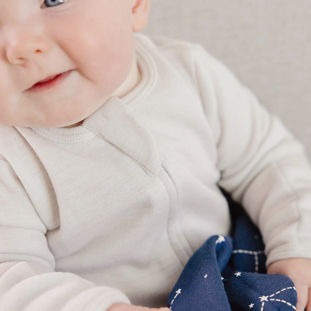 Footie Pajamas, Merino Wool, Oat - Image 5