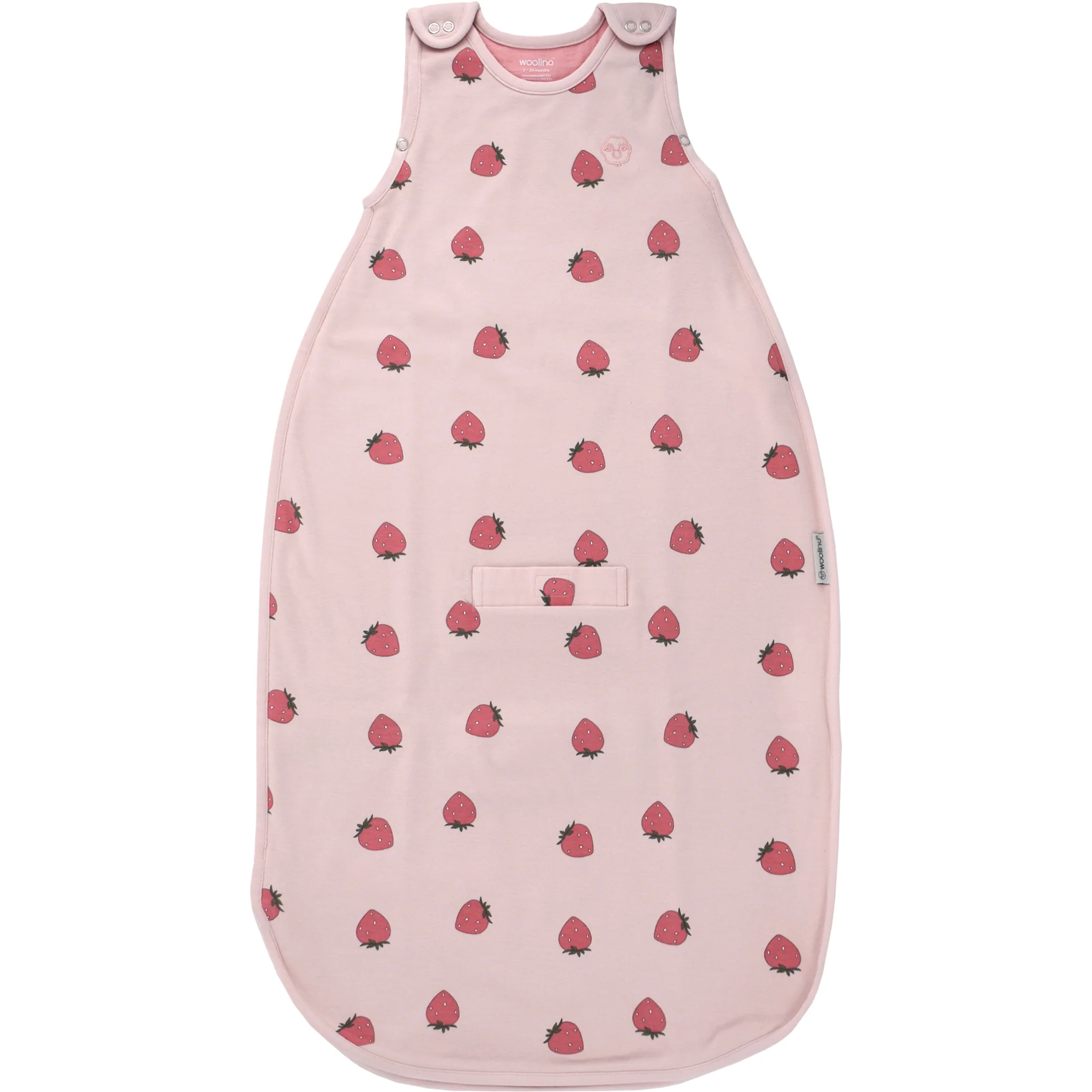 IMPERFECT 4 Season® Ultimate Baby Sleep Bag, Merino Wool & Organic Cotton, Strawberry
