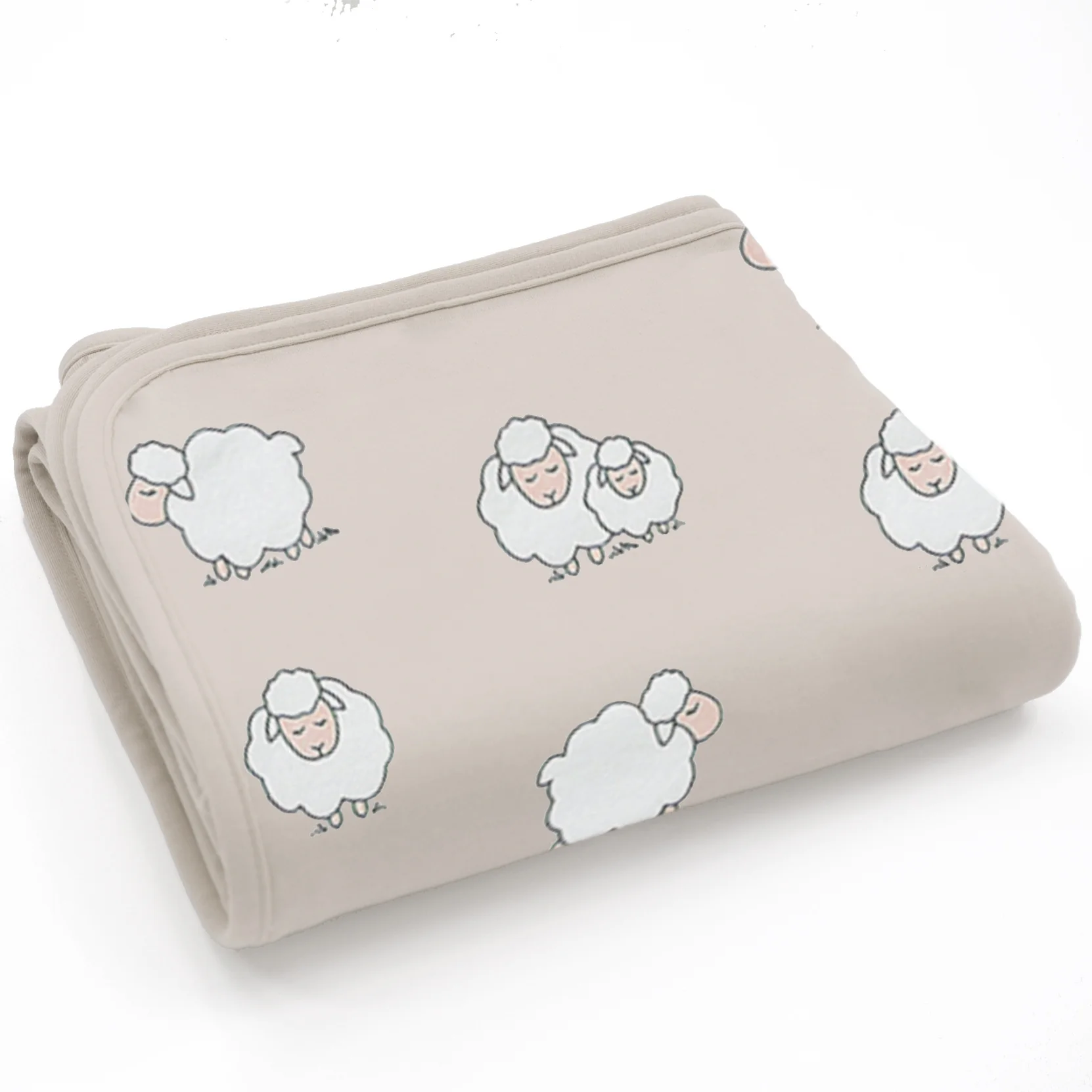 Imperfect BABY Blanket, 4 Season® Stroller Merino Wool & Organic Cotton Blanket, 40" x 31.5", Sheep