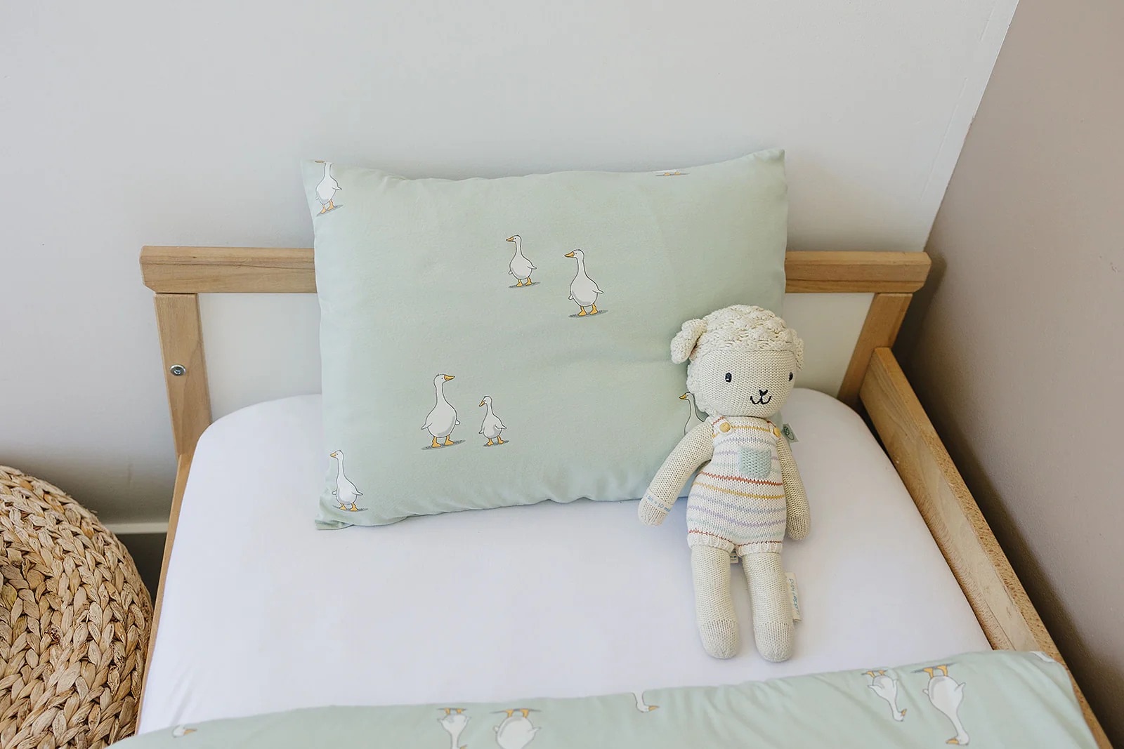 Ecolino® Pillowcases, 100% Organic Cotton, 2 Pack, Goose - Image 3