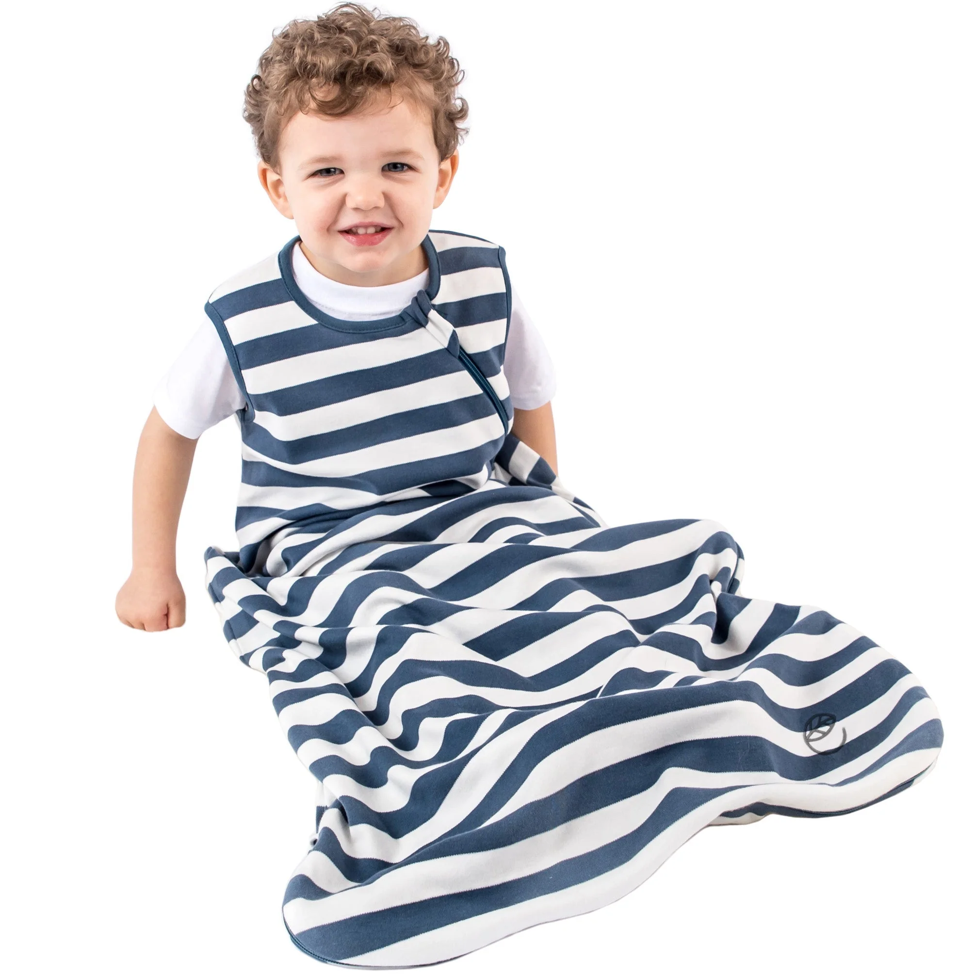 Ecolino® Organic Cotton Classic Baby Sleep Bag or Sack, Deep Blue - Image 3