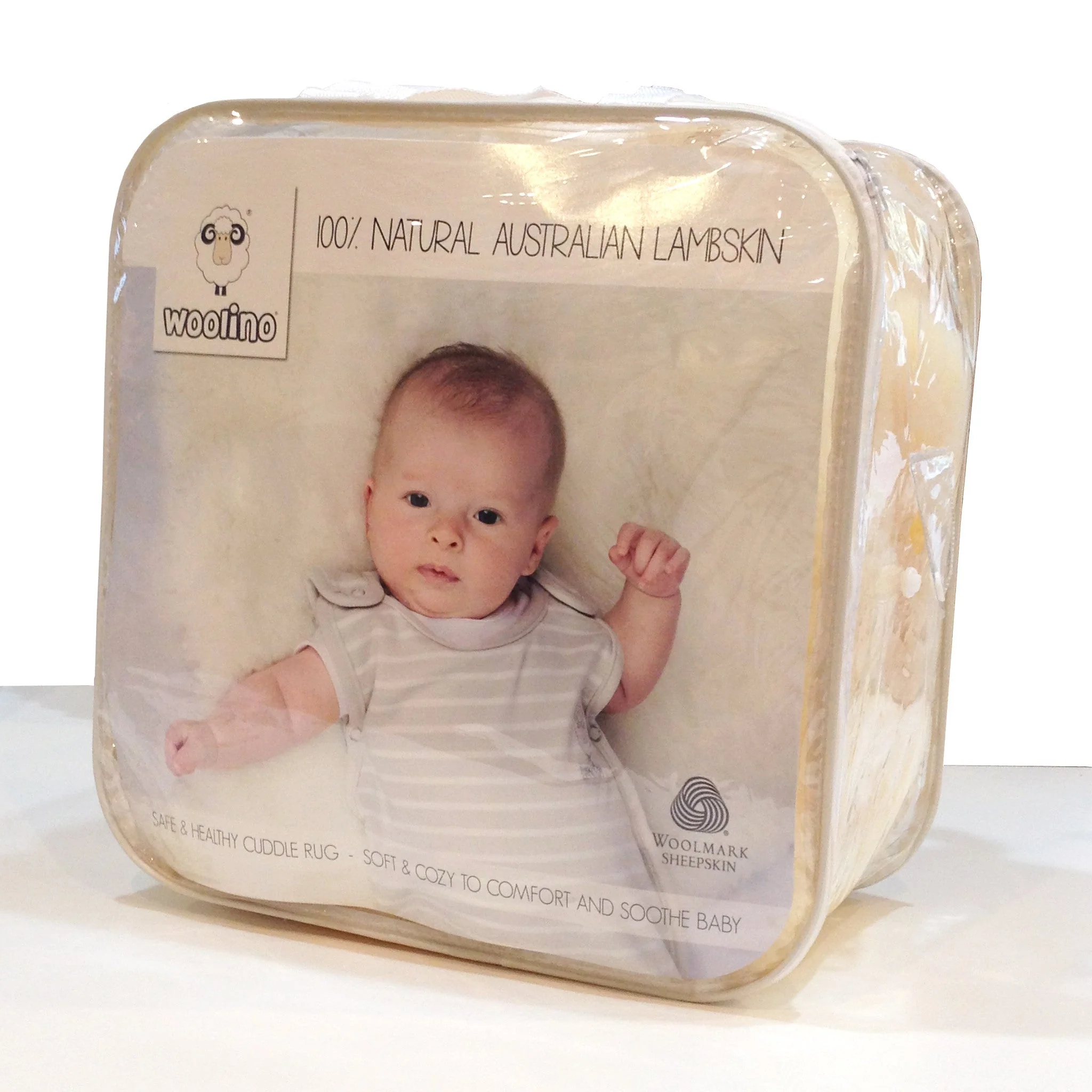 Sheepskin Rug for Babies, 100% Natural, Shorn Lambskin Wool, 2 x 3 Feet, Flax - Image 5