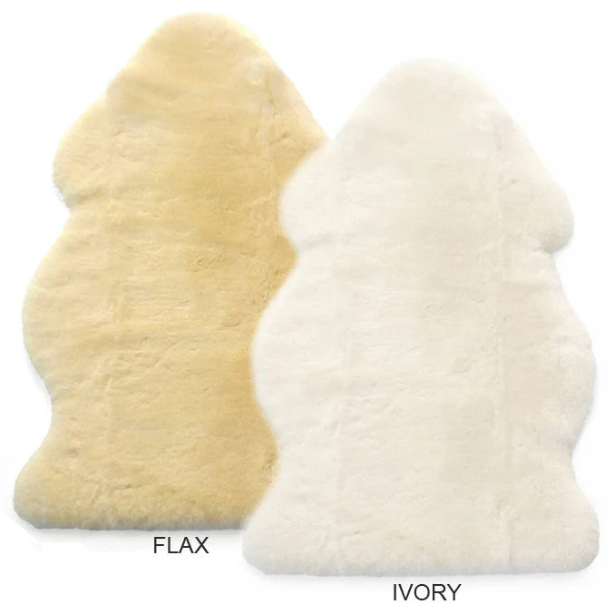 Sheepskin Rug for Babies, 100% Natural, Shorn Lambskin Wool, 2 x 3 Feet, Ivory - Image 8