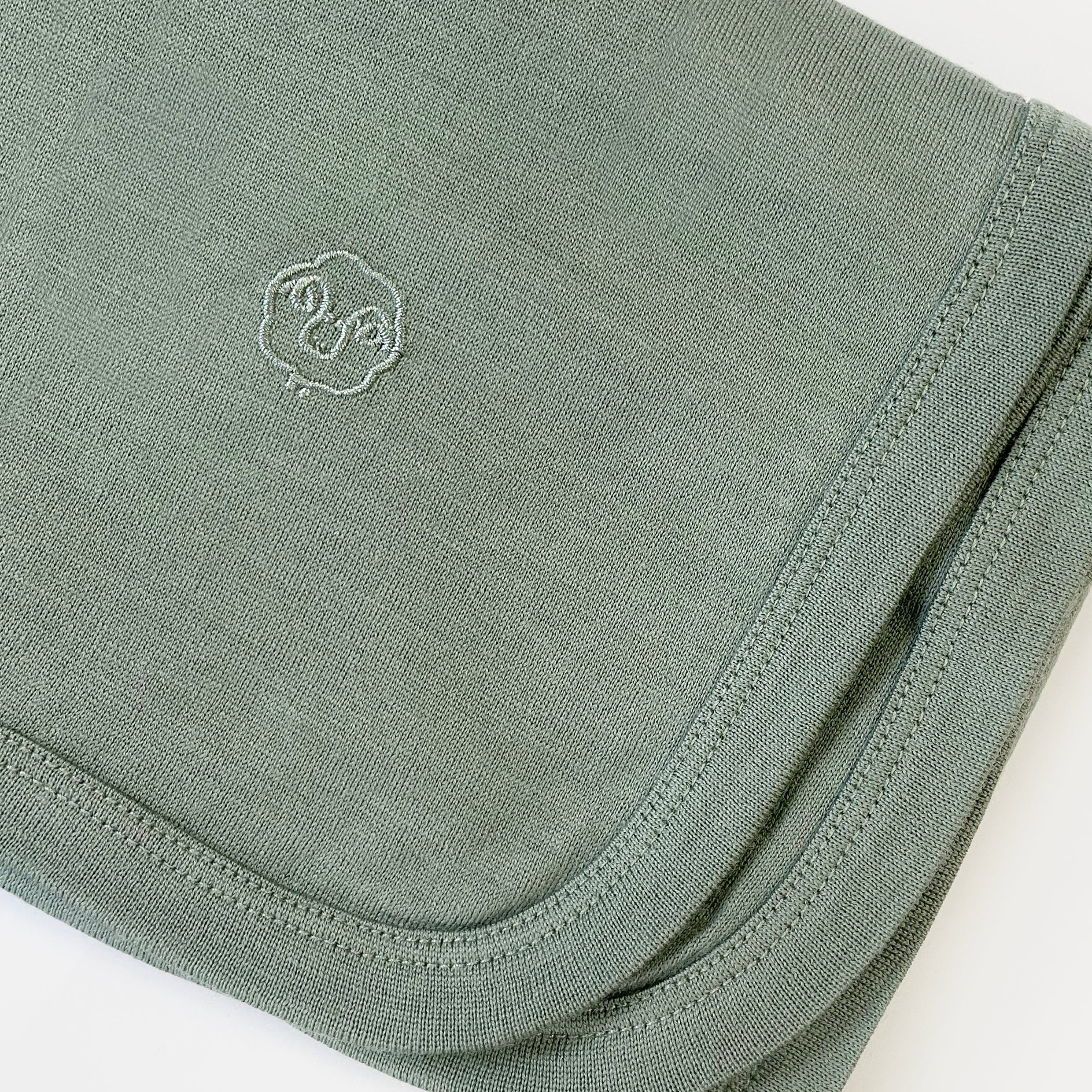 Swaddle Blanket, Merino Wool, Newborn to 3 Months, Sage - Image 2
