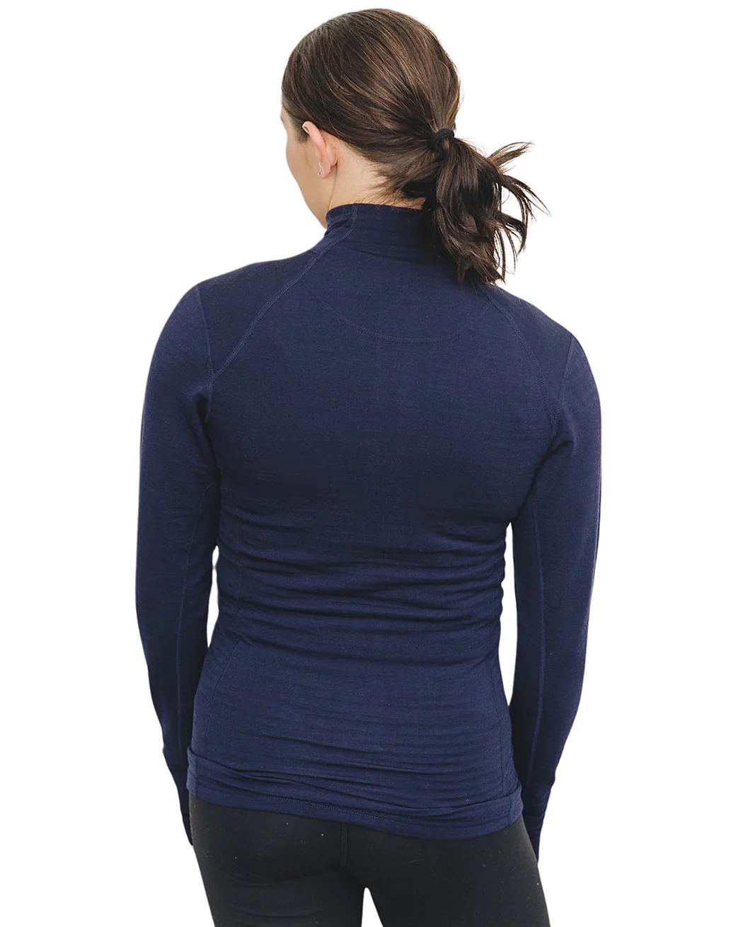 Women's Merino Natural Fleece Full-Zip Jacket, Cosmic Blue - Image 7