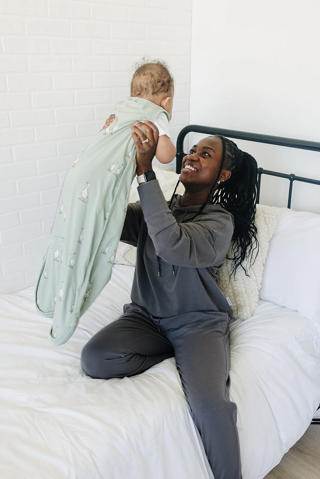 Women's Merino Wool Hoodie, Storm Gray - Image 5