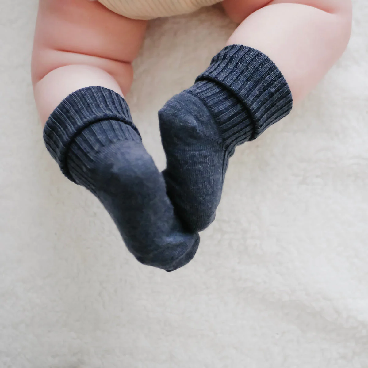 Wool Socks, Baby and Toddler, Blue - Image 4