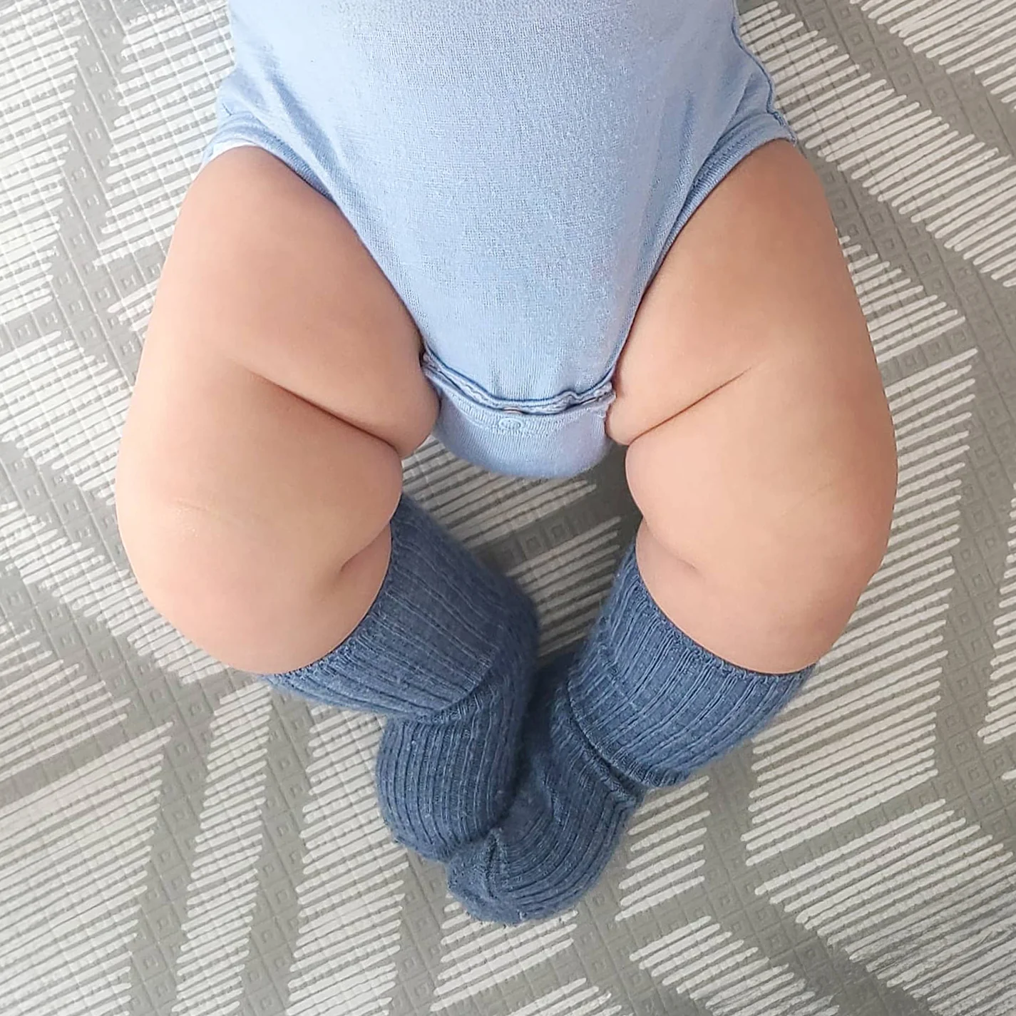 Wool Socks, Baby and Toddler, Blue - Image 5