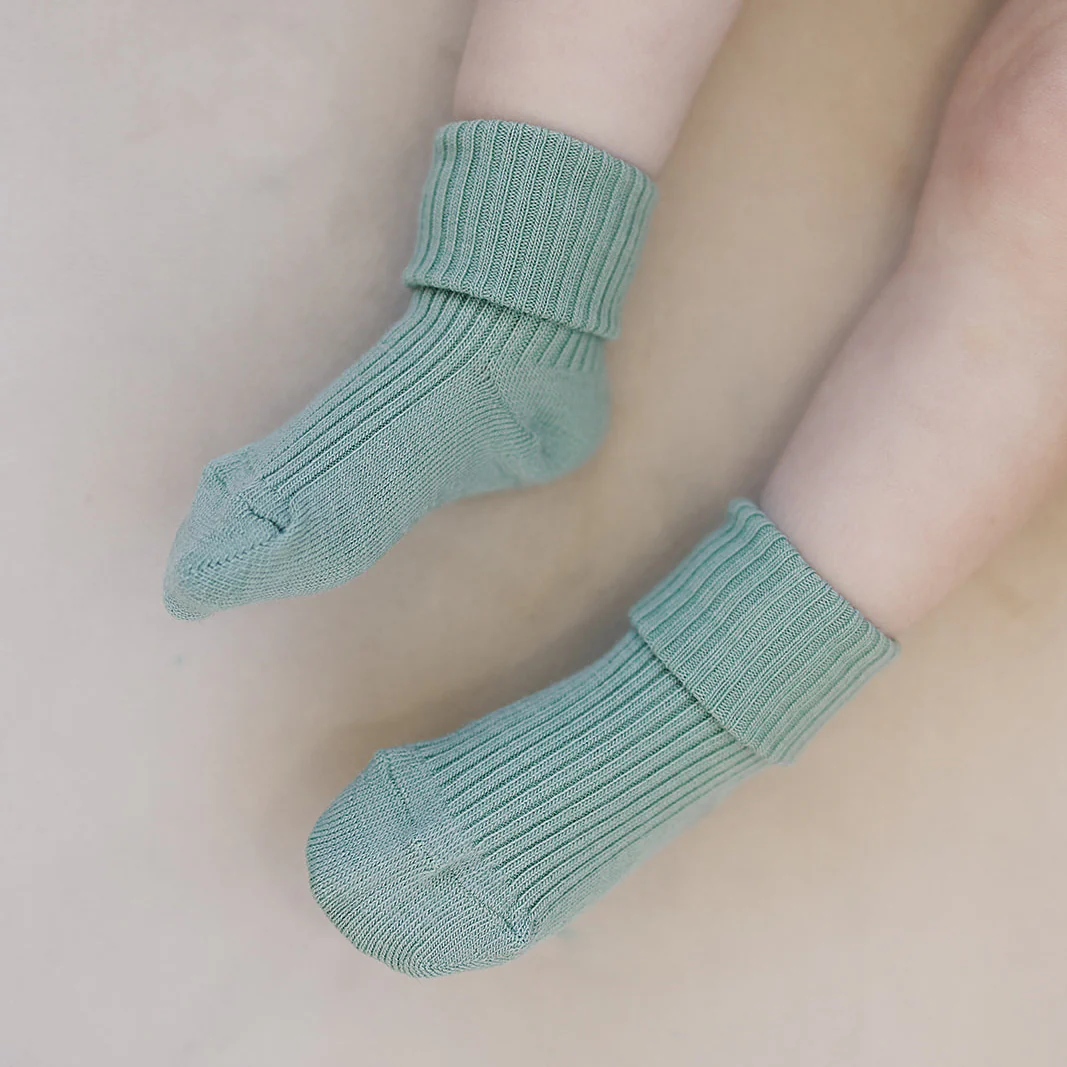 Wool Socks, Baby and Toddler, Pine - Image 2