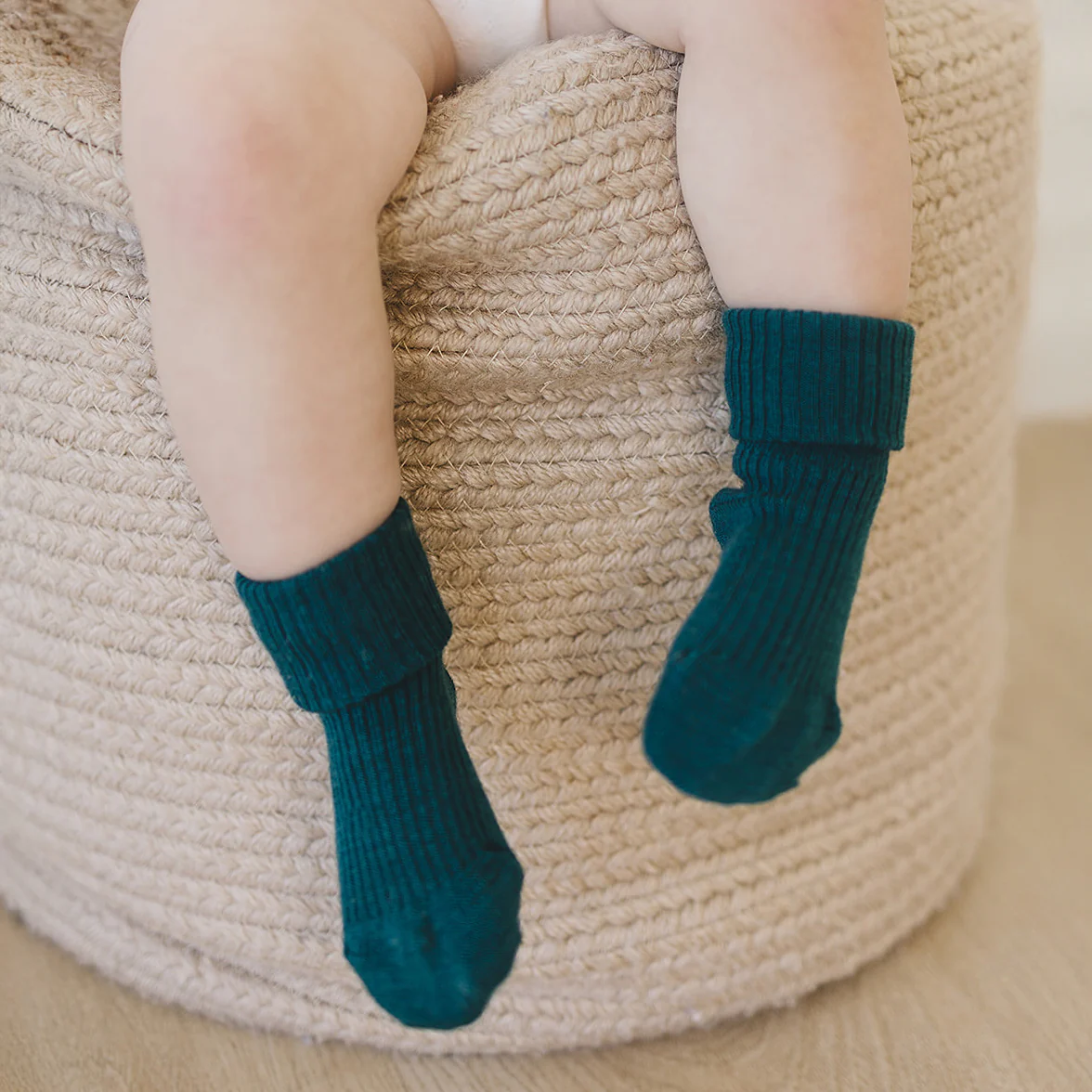 Wool Socks, Baby and Toddler, Pine - Image 6